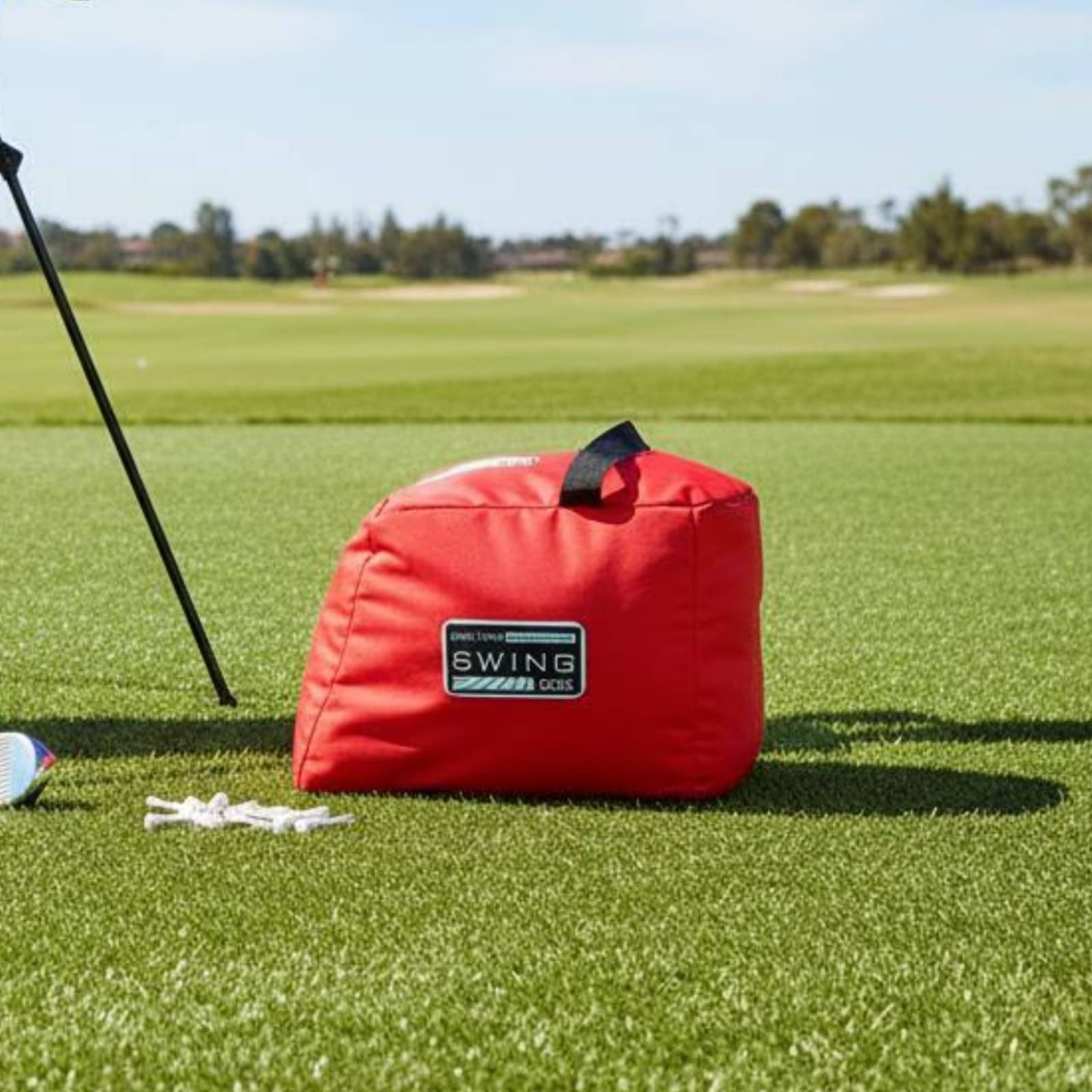 Milageto Sacco Impatto Golf senza Riempimento Immediato Attrezzo Sportivo Portatile Attrezzatura Sportiva per Campo Pratica