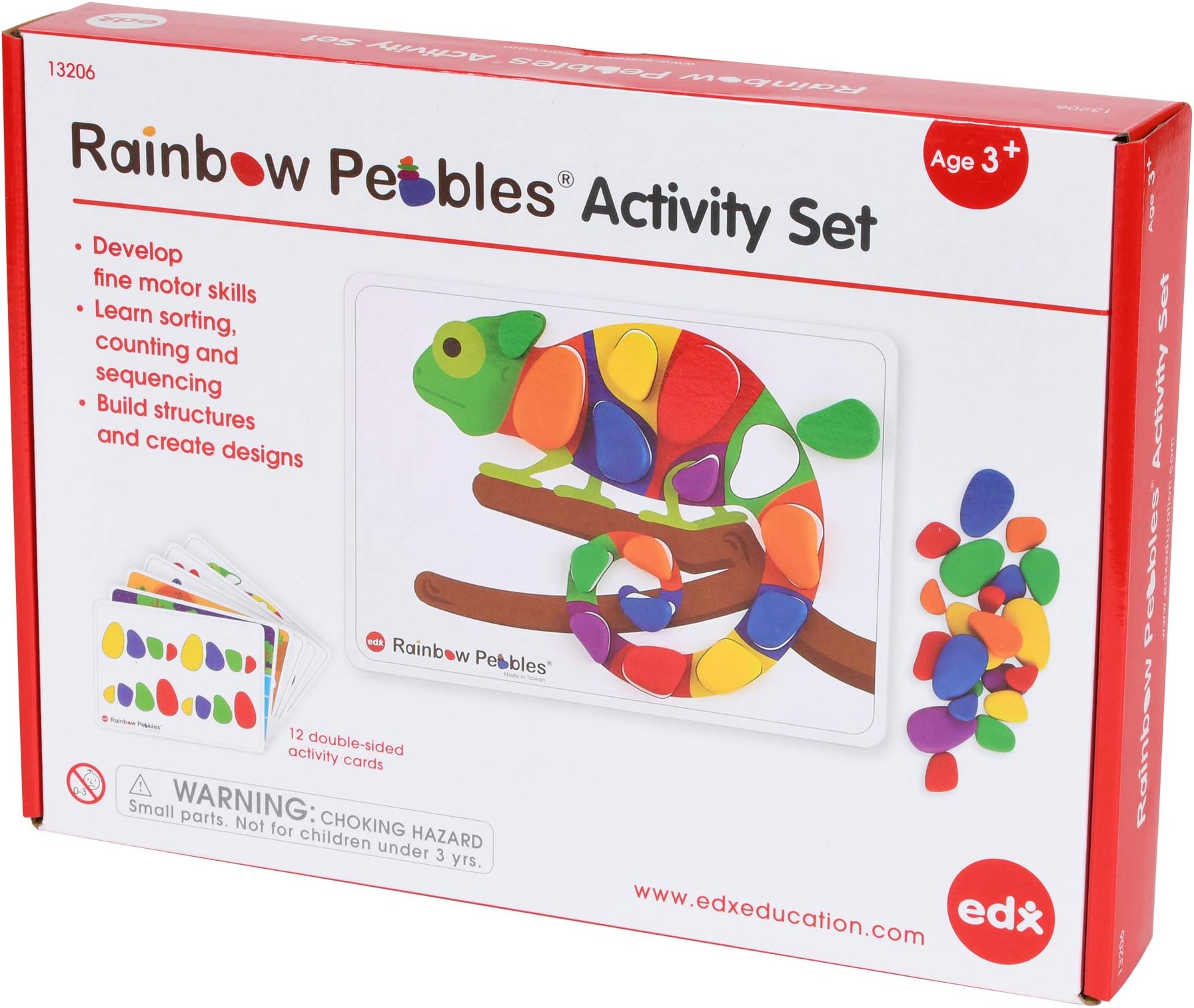 Rainbow Pebbles Edx Activity Set, Multi-Colour, 11Enc07579
