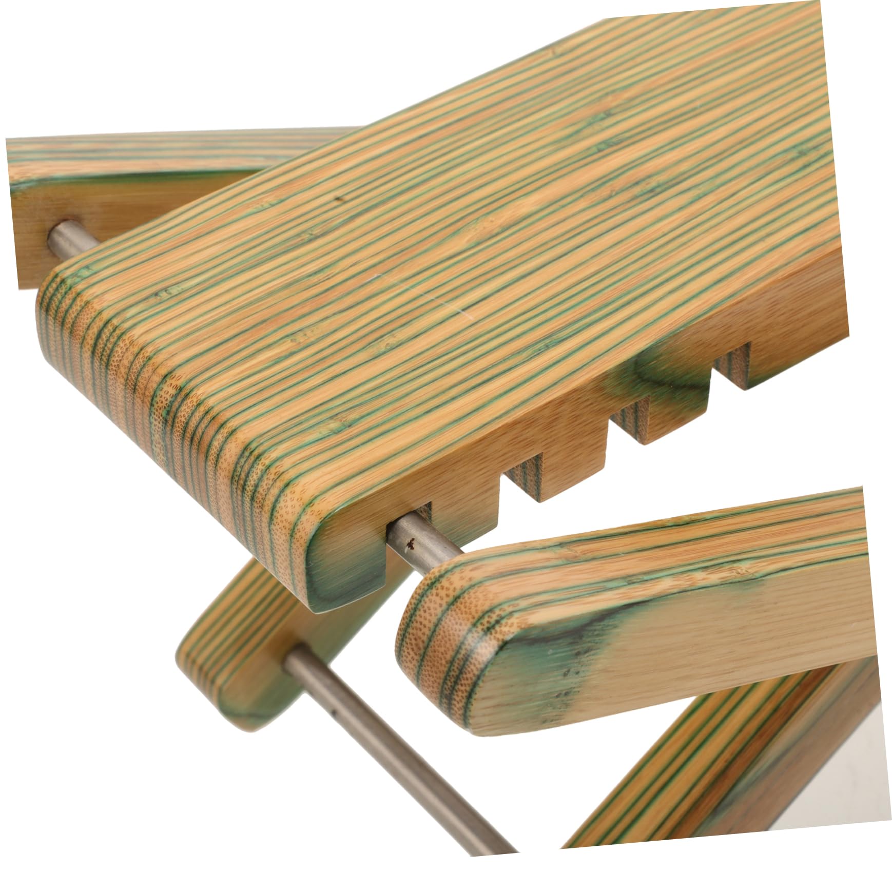 Yardenfun Poggiapiedi per Chitarra in Legno Verde, Regolabile e Pieghevole | Supporto per Erhu, Facile da Trasportare, Si Ripone senza Ingombro, Uso Versatile