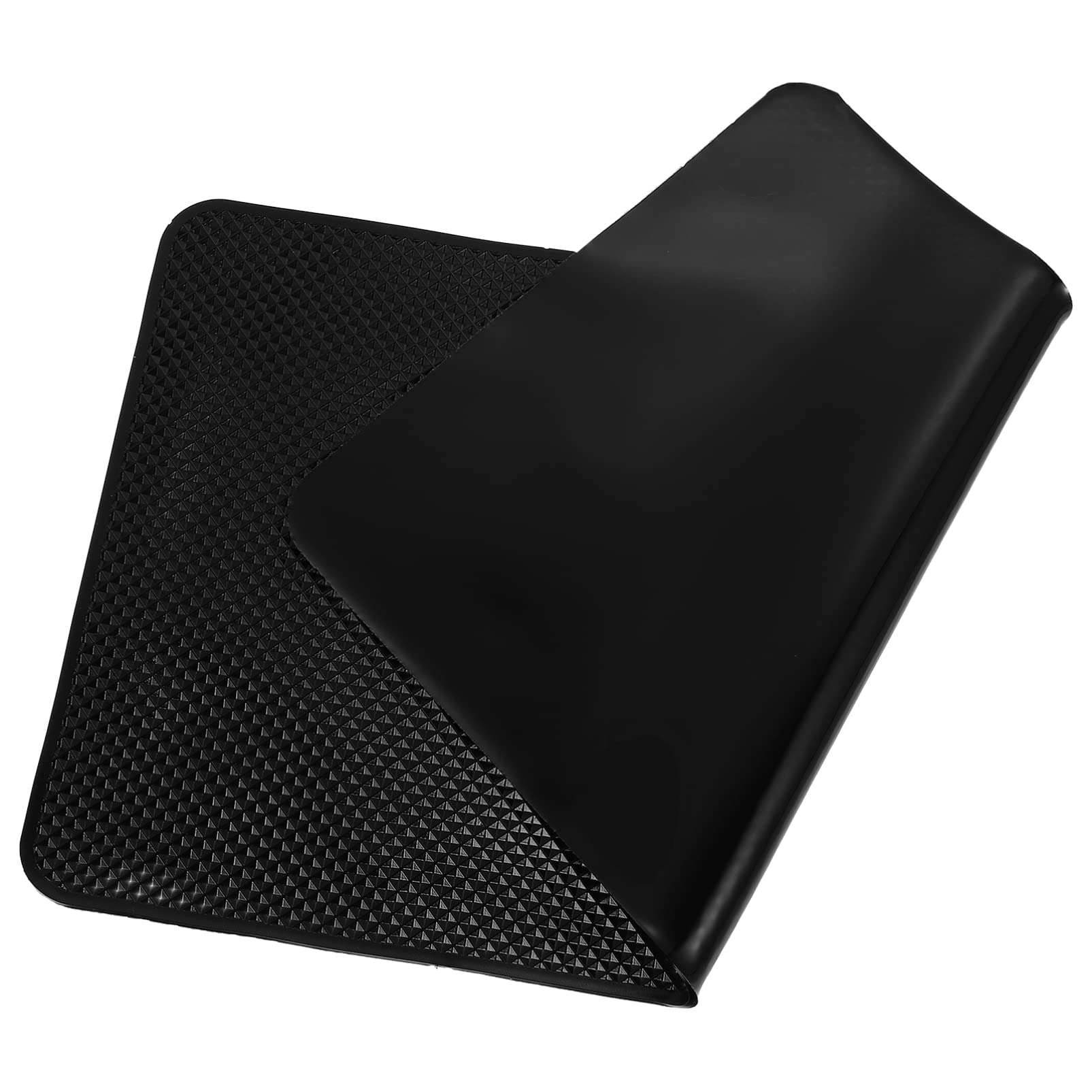 HOLIDYOYO 1Pc Non Slip Skidproof Car Mat Pad for Dashboard Wear Resistant Phone Holder Simple Design Compatible with Vehicles Easy to Clean and Install Black