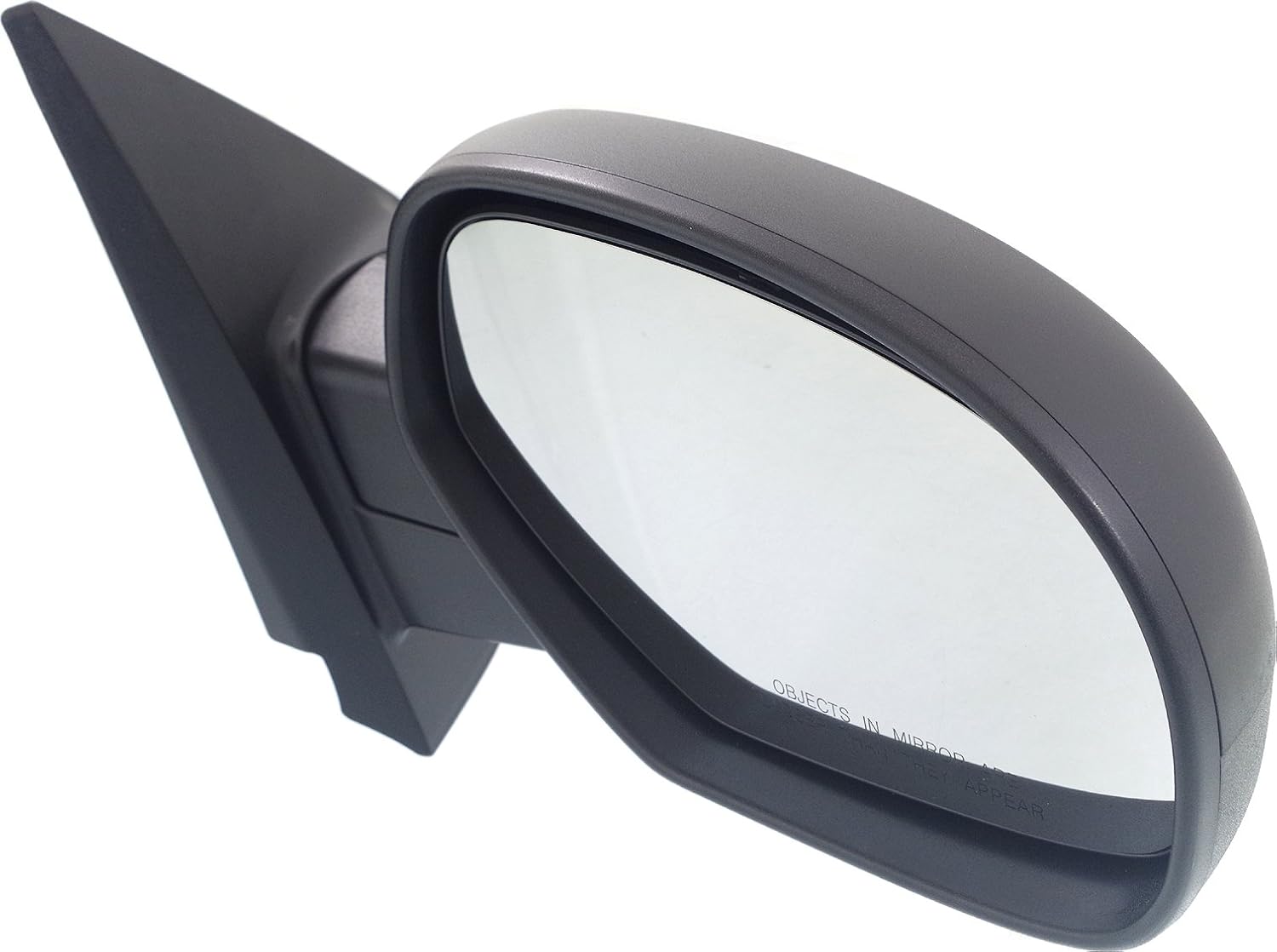 Kool Vue Right Non-Electric Mirror for Chevrolet Silverado 1500 Avalanche GMC Sierra 1500 2007-2013 Manual Fold w/o Signal Light, Blind Spot Monitor, Memory, Puddle Lamp & Auto-Dim Textured New Body