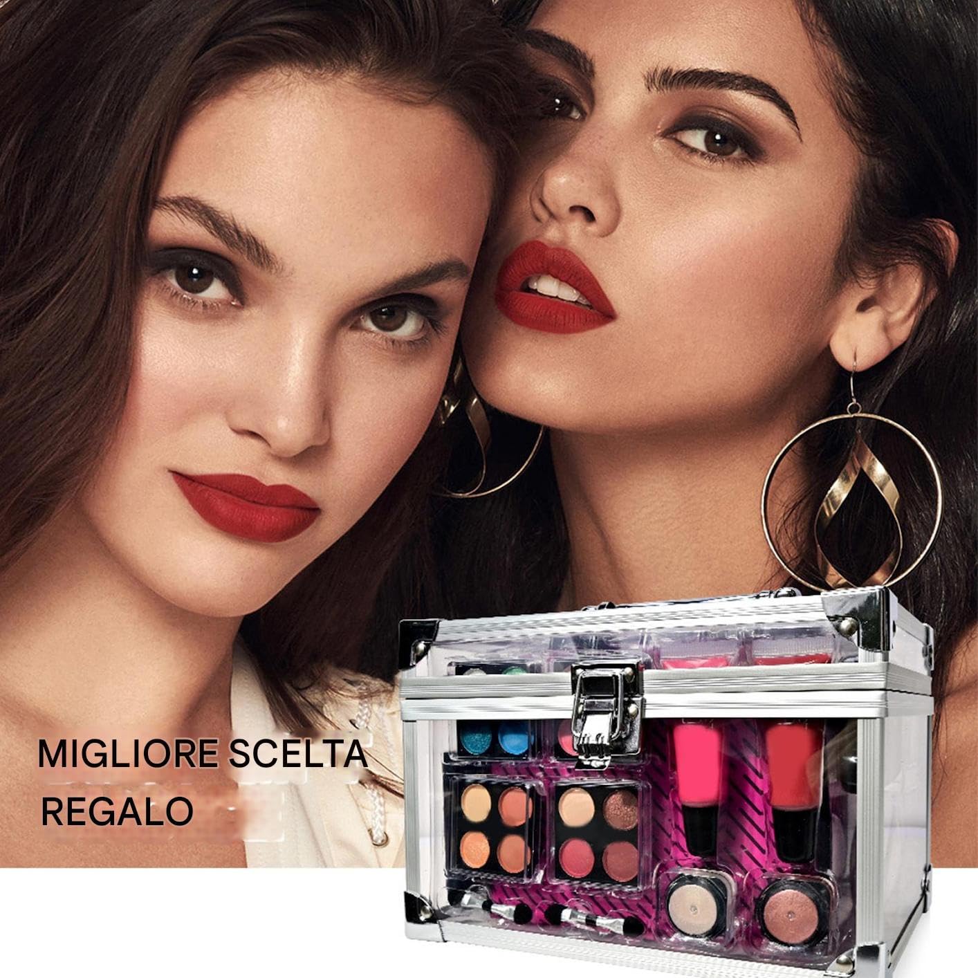 Trousse De Pour Adolescentes Palette De Professionnelle | Étui De Rangement Cosmétique Polyvalent Pour Événements Spéciaux Et Cérémonies De Mariage