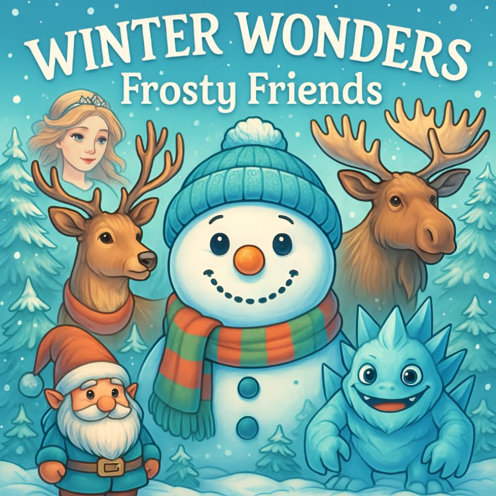 Winter Wonders: Frosty Friends Coloring Book (Winter Wonders Series)