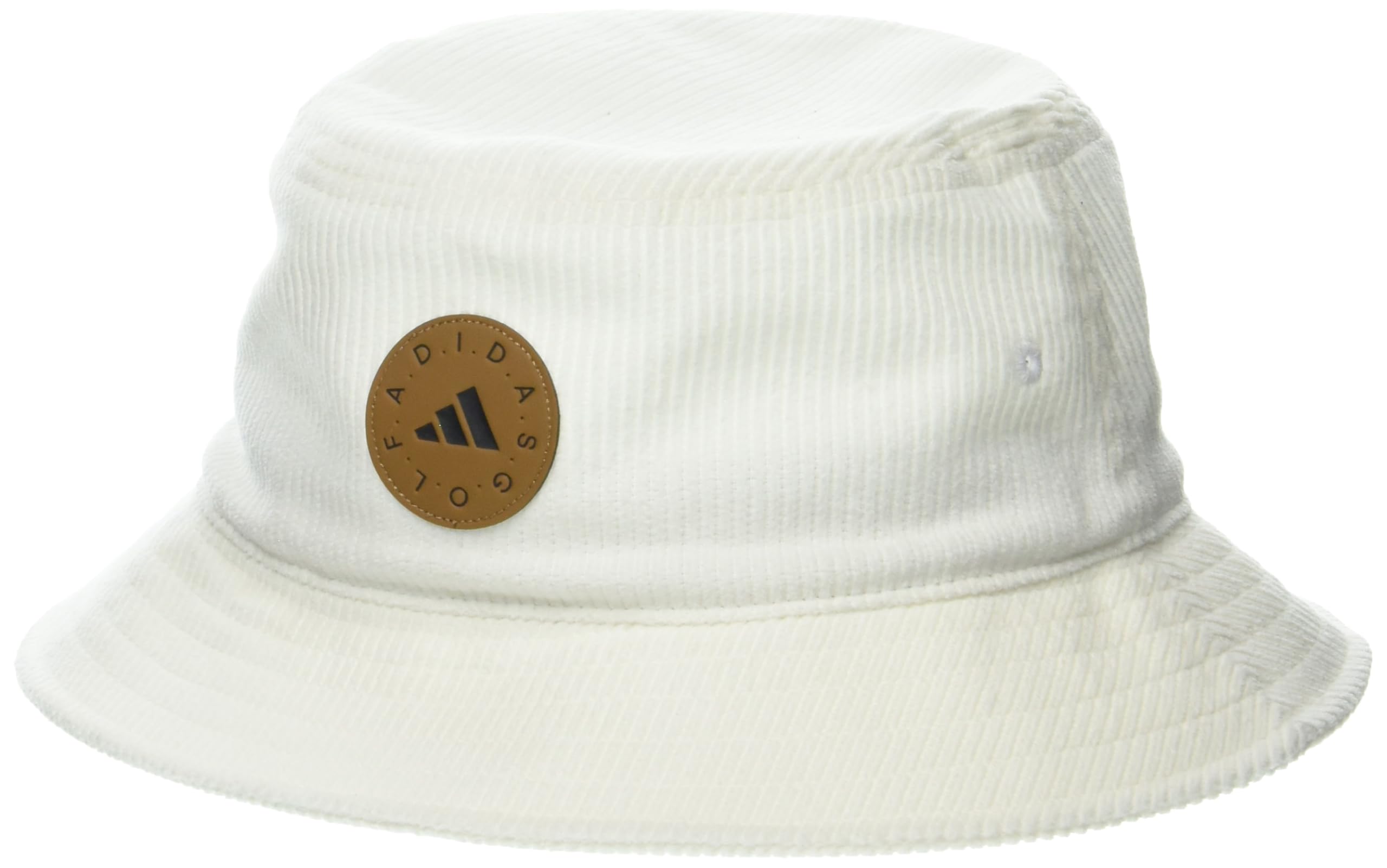 Adidas Women's White Corduroy Bucket Hat