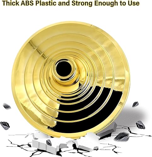 Miniatura 8 de Este soporte de base para asta de bandera de interior, soporte de bandera interior dorado compatible con asta de bandera de 1.3 pulgadas, 1.1 y 0.9