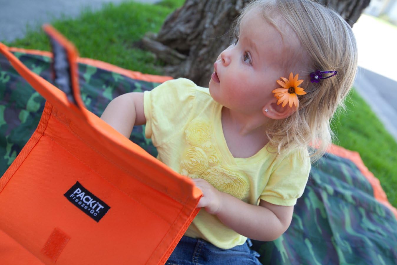 PackIt Freezable Lunch Bag, Orange