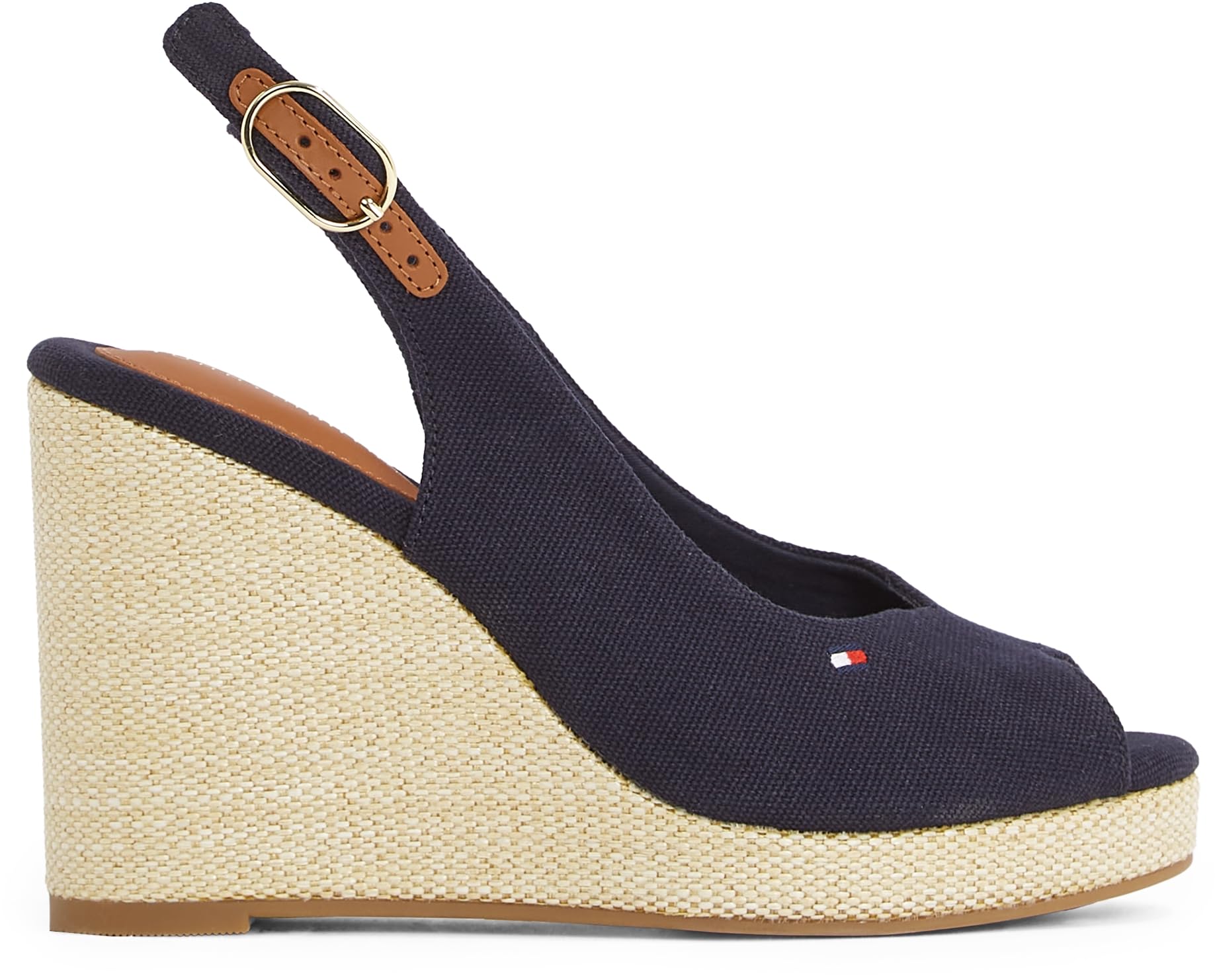 Tommy Hilfiger Flag High Wedge Espad Slingback Fw0fw08597 Espadrillas ZeppaDonna