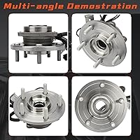 Vista 5 de (par) DRIVESTAR 513273 - Conjunto de cubo de rueda delantera y rodamiento para 2008-2016 para Dodge Grand Caravan, 2008-2016 para Chrysler Town &