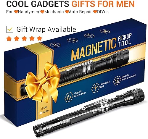 Miniatura 2 de Regalos para hombres, recogida de herramientas magnética con luz LED, regalos de cumpleaños para hombres, hombres, papá, marido, novio, él,
