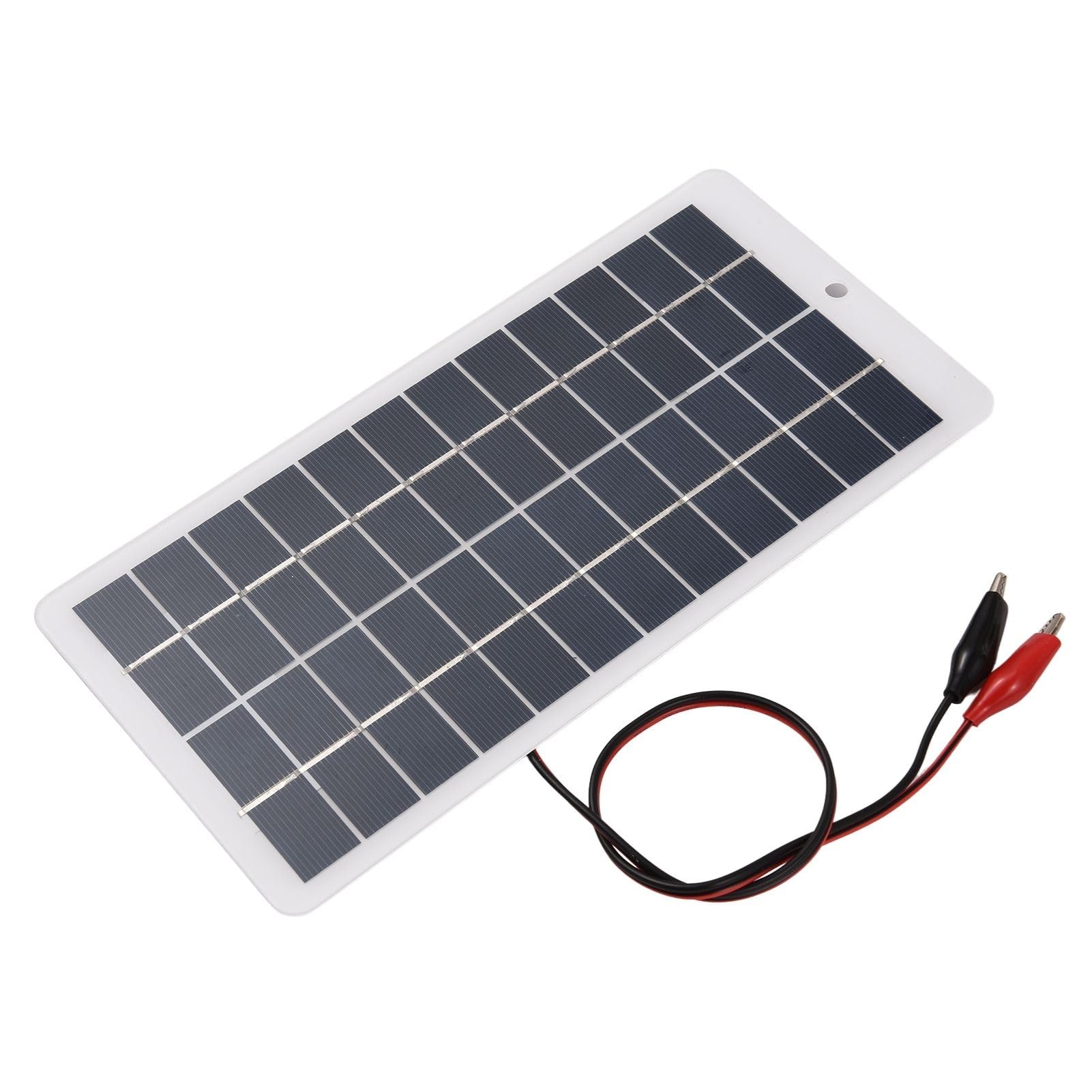 Tnfeeon 5W 12V Solar Panel Compact Portable Charger with 5W Output for Home Outdoor Emergency Use Lightweight 3.2 Oz Design Ideal for Survival Kits Scientific Projects Small Systems (Port)