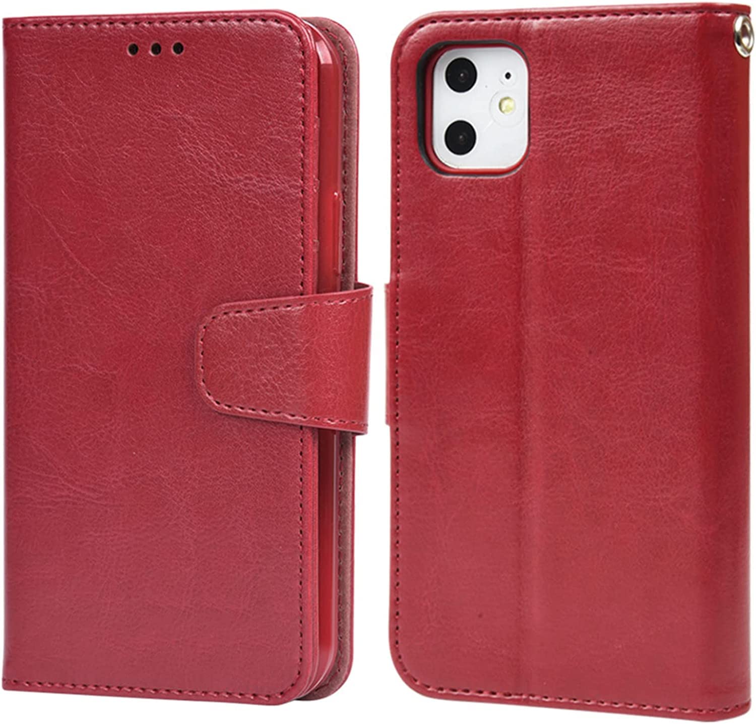 Étui portefeuille iPhone 13 antichoc rouge pour éviter les rayures - 7