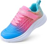 DREAM PAIRS Girls Shoes Kids Sparkle Tennis Running Athletic Lightweight Sneakers for Little/Big Kids Toddler