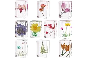 Flower in Resin Paperweight