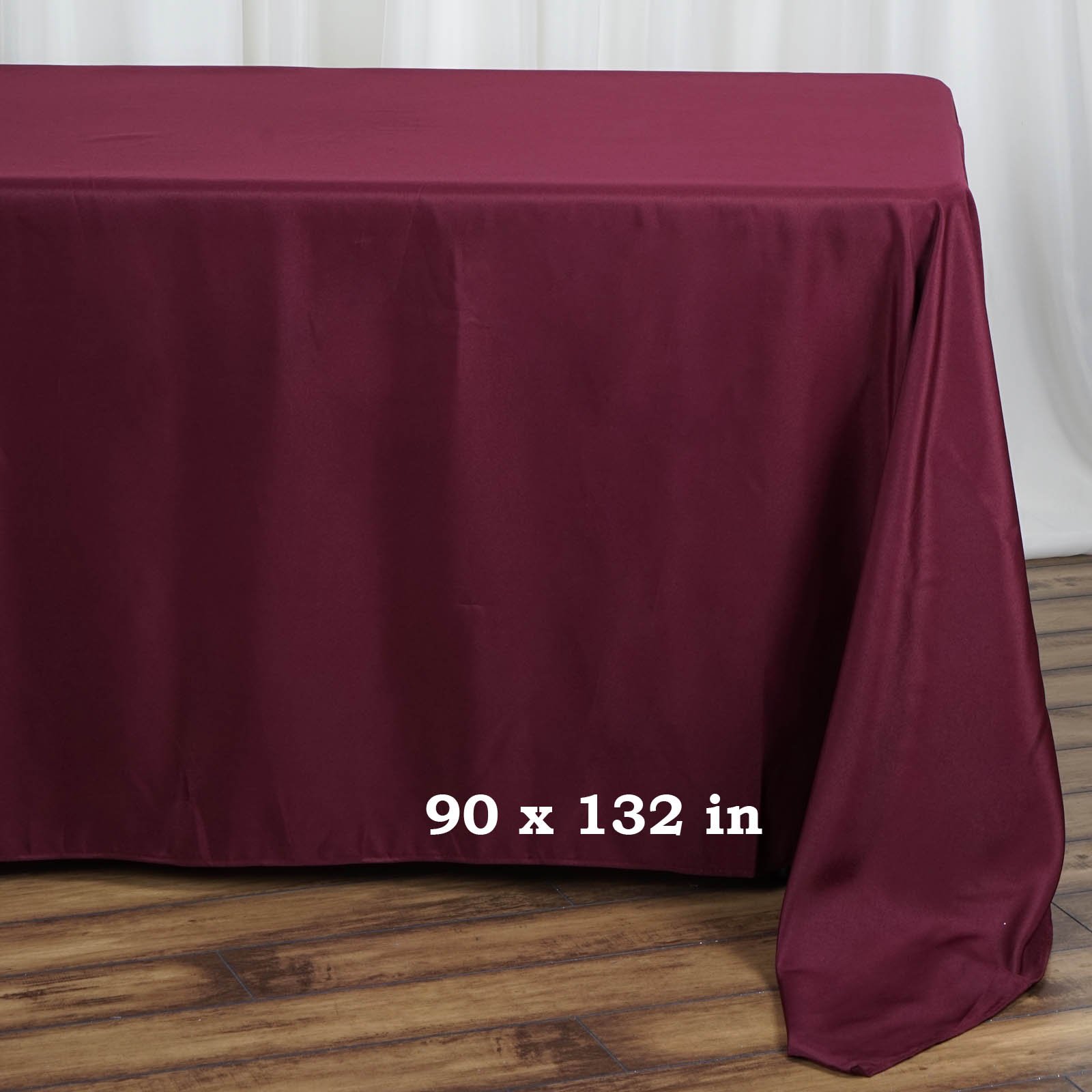 balsacircle 90 "x 132" – Mantel (poliéster, bodas y fiestas Table Linens