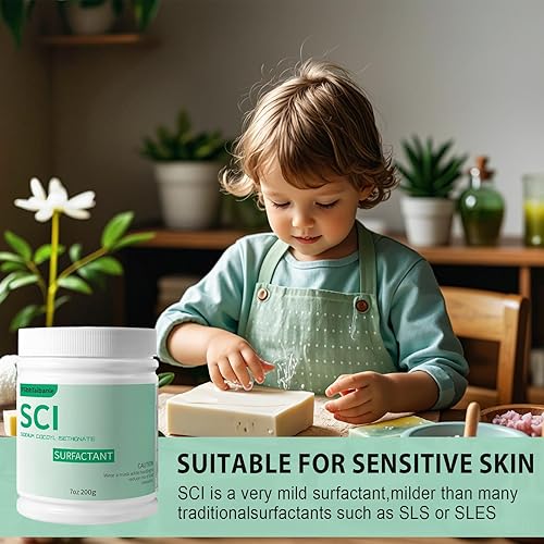 Miniatura 5 de Cocoil isetionato de sodio de 7 onzas, polvo de isetionato de coco de sodio (SCI), burbujas increíbles, suave con la piel, biodegradable, adecuado