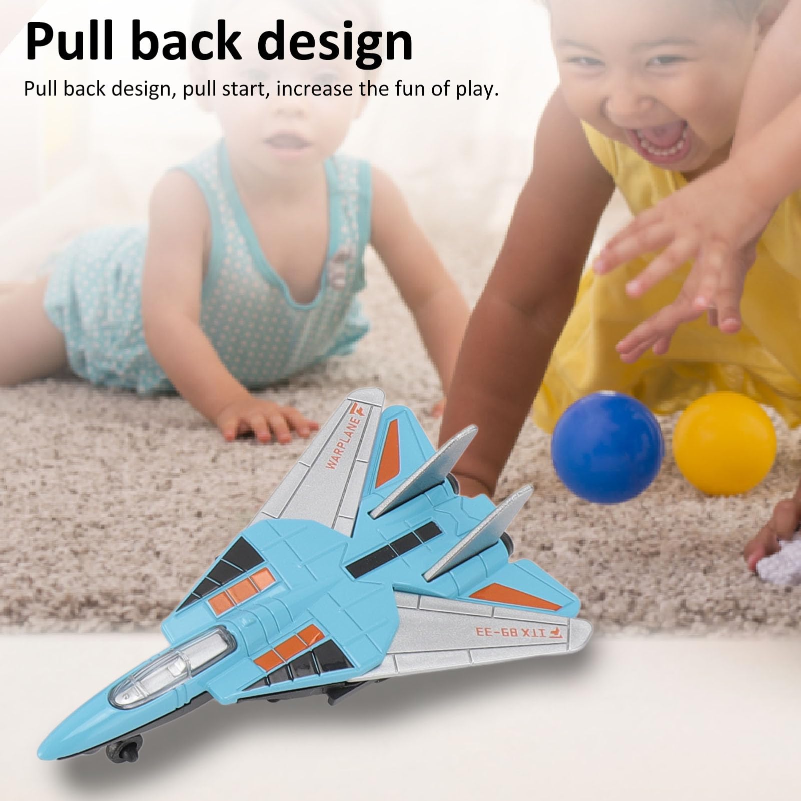 Pilipane Modello da combattimento Lifelese squisito Jet Modello interattivo Fun Fun Airplane Aereo Metal Airplane Statue per bambini piccoli