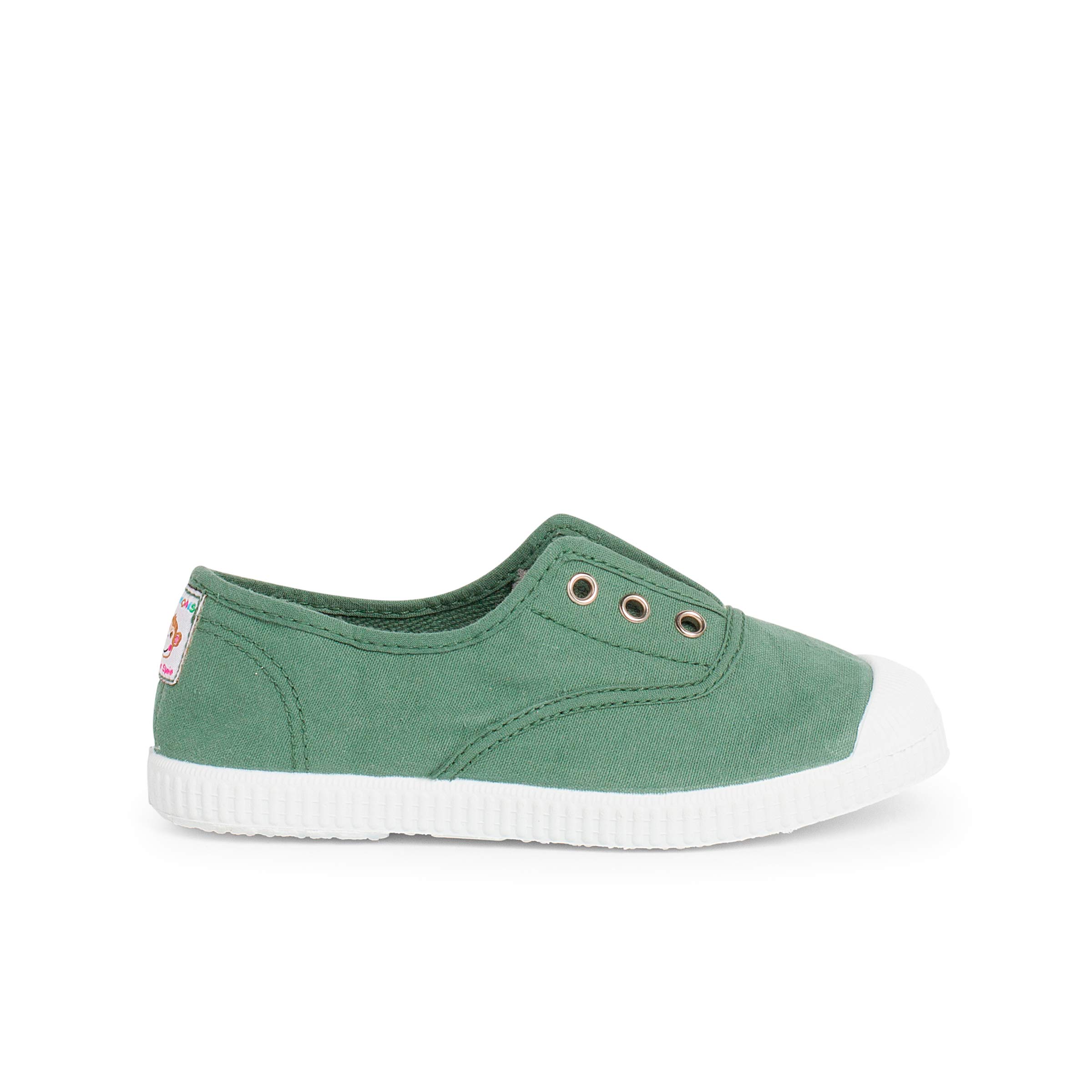 Pisamonas Zapatillas Lona Punta Goma Sin Cordones