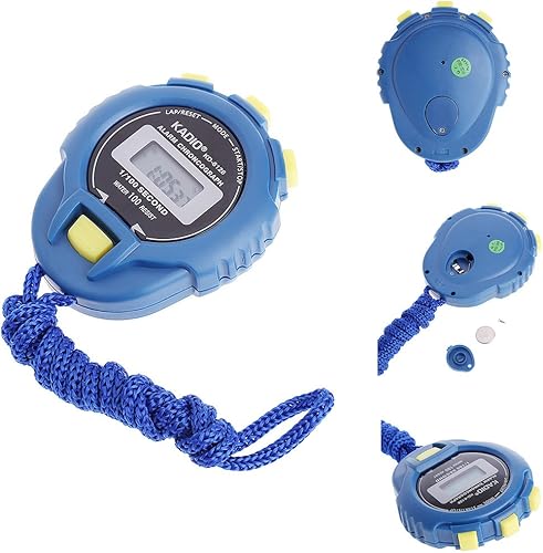 Miniatura 6 de Portátil Digital LCD deportes cronómetro cronógrafo contador temporizador para wcorrea