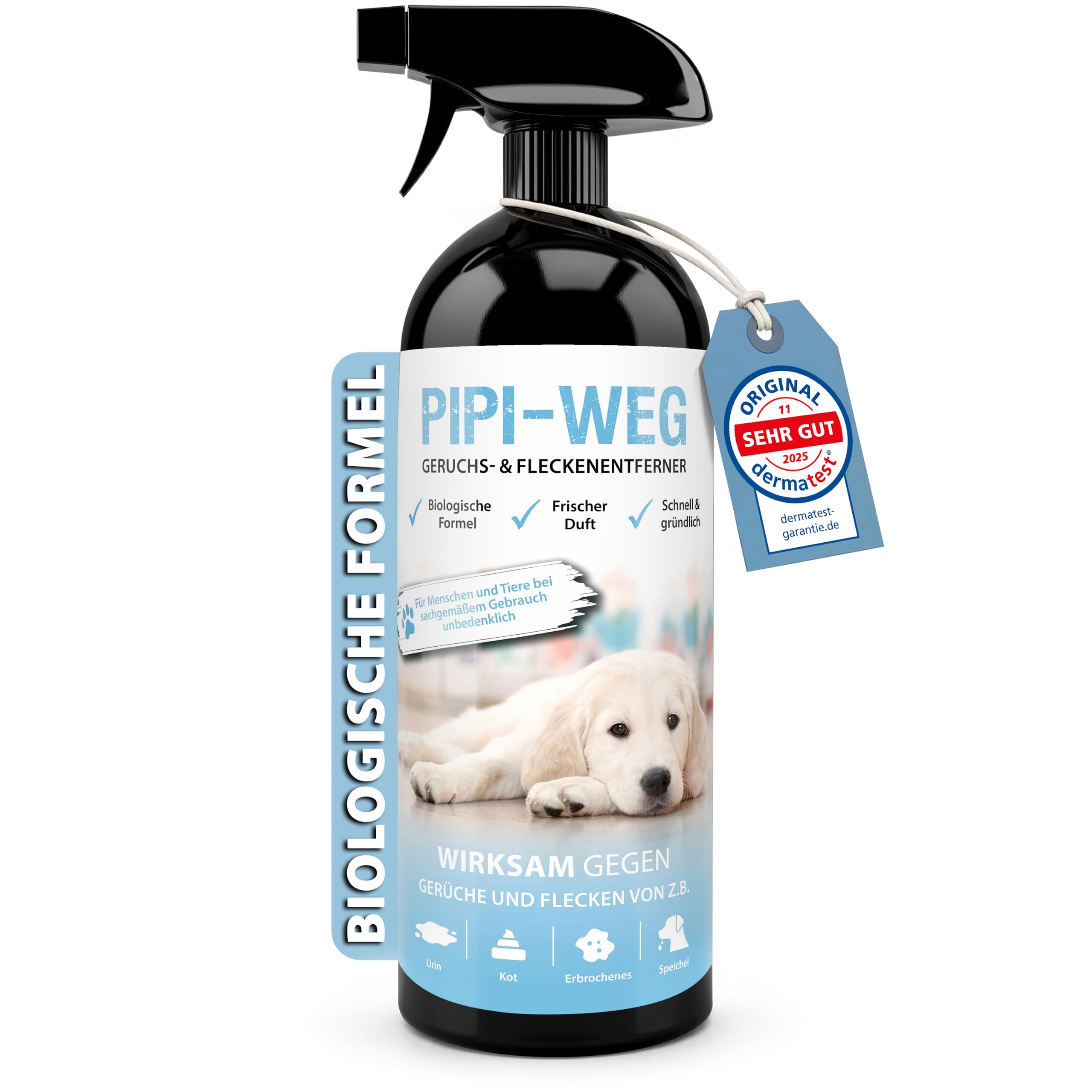 Enzymreiniger Hundeurin 750 ml - Geruchsentferner Hund Welpe Hundebox