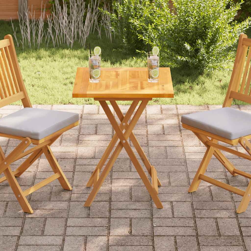 Solid Teak Wood Table Top Square 23.6x23.6x1.0 Inch, Sandblasted Brown Finish, Durable Indoor Outdoor Desktop Table for Dining, Kitchen, Craft, Seats 4 People, 9.48 lbs