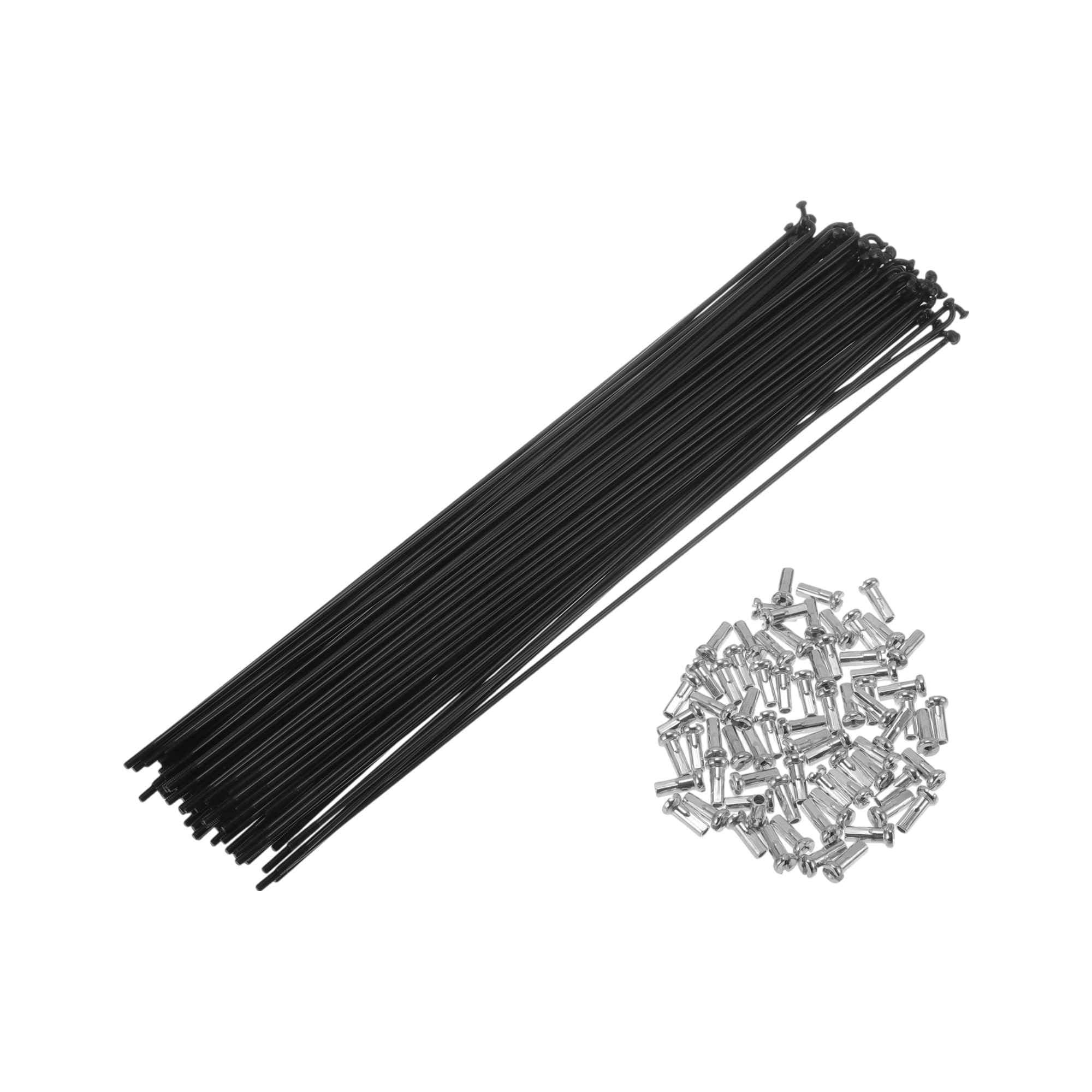 HOPESPANNER 72 Set 14G Bicycle Spoke 247mm Bike Wheel Spoke Carbon Steel Black