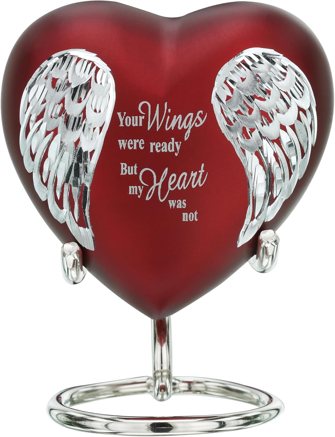 Keepsake Company's Red Mini Heart Urn - Heart Shaped Little Cremation Urns - Urn for Human Ashes - Small Urn for Ashes from Keepsake Company