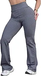 Calça Legging Flare Bailarina Leg Boca De Sino Cintura Alta