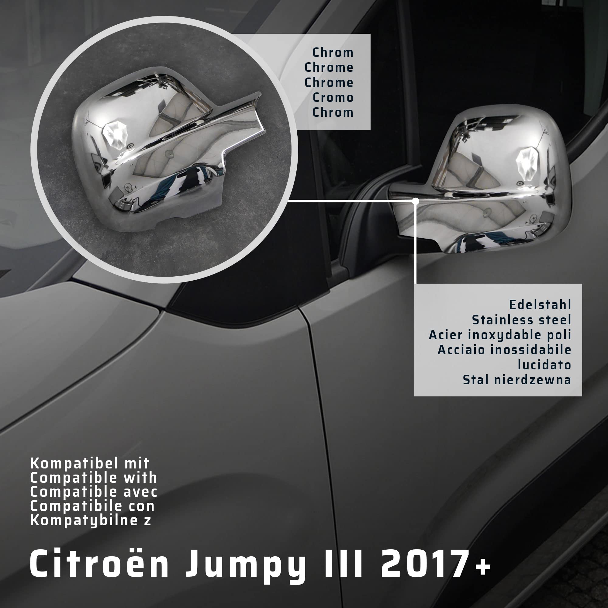 Protector De Parachoques Chromemaster Para Toyota Proace 2016- (Compact L1, Medium L2) - Poliuretano Negro Mate, Protege De Arañazos