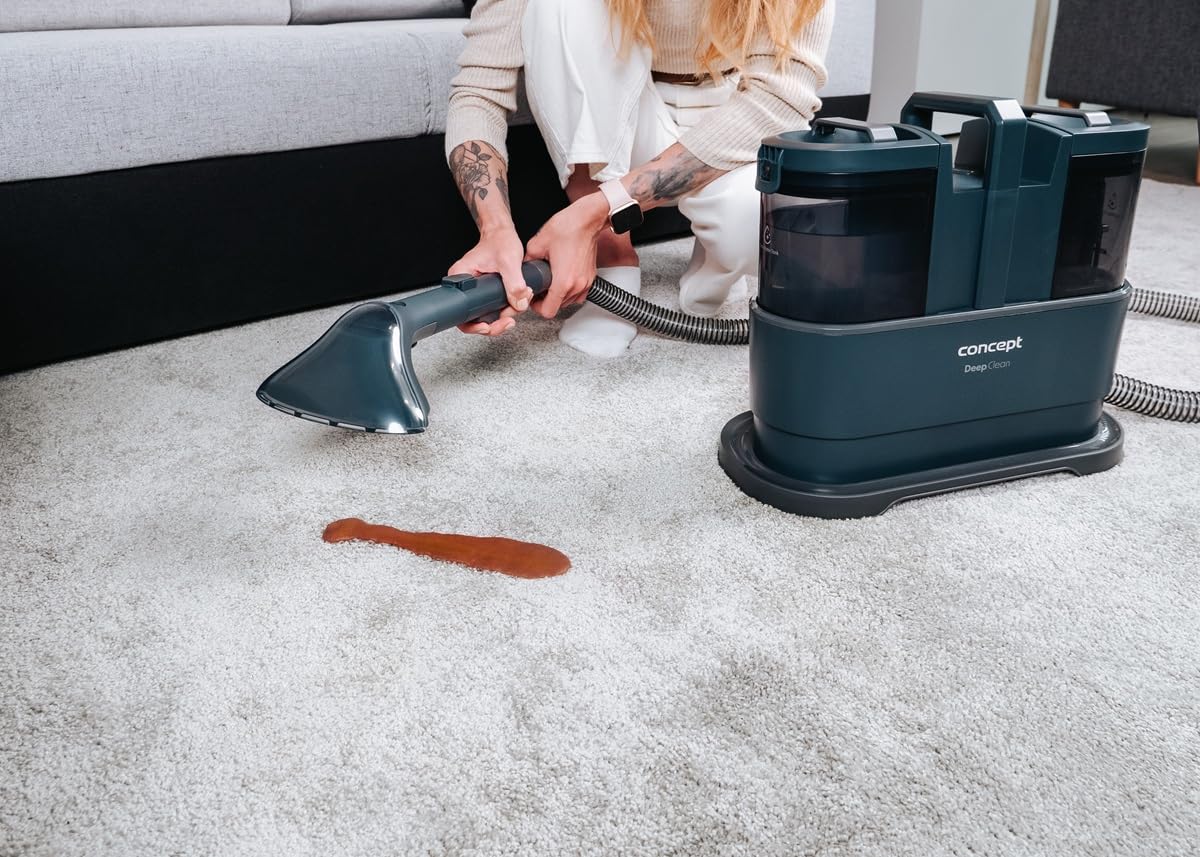 Concept TP2010 Teppichreiniger DEEPCLEAN 450 W, Wasserblau