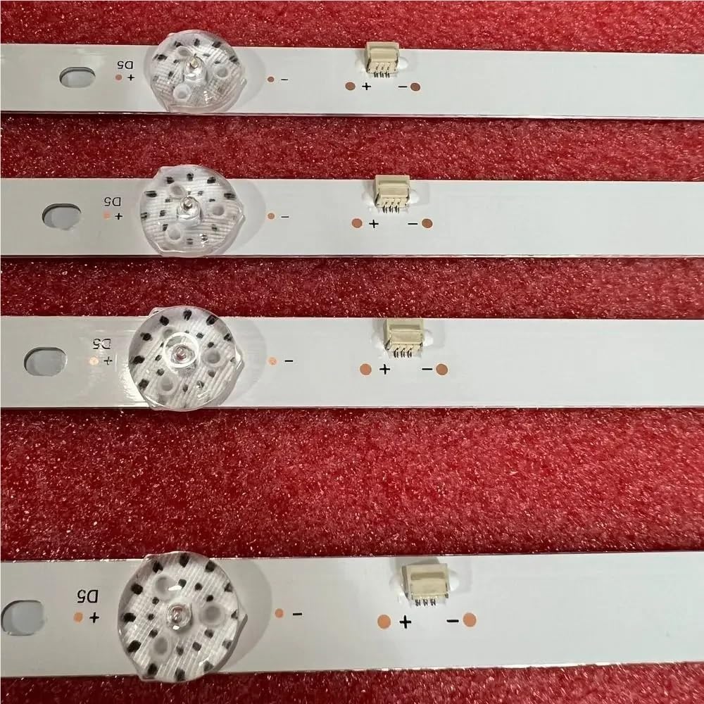 Tira de LED de 7 LED Compatible Fit For TD Systems K45DLJ12US 45D3506V2W7C1B83714M 45A1 MS-L2770 V4 V3 R72-45D04-001 A3 M208 TA D 3C HYLED4501INTM(4pcs Set For 1 TV)