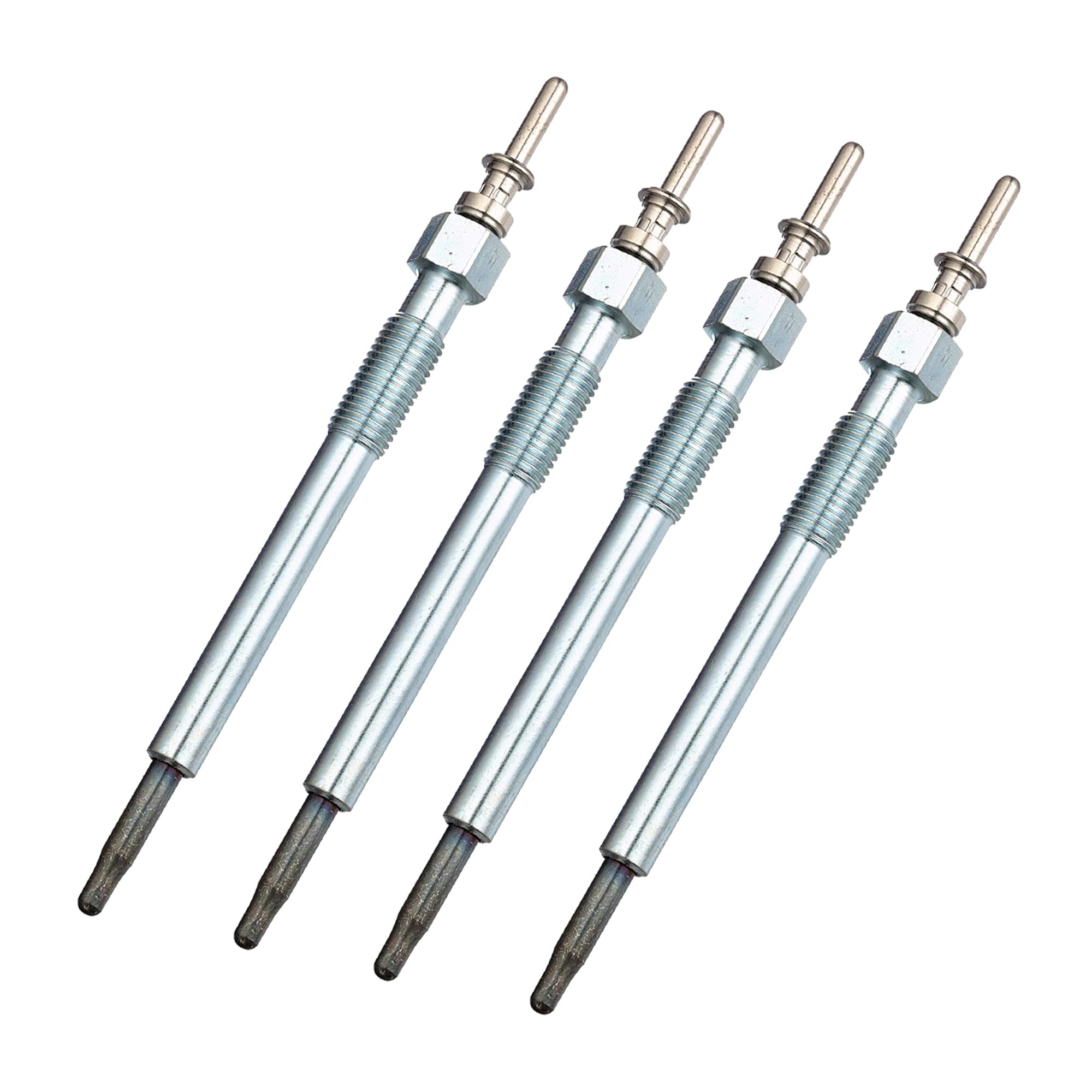 (Lot de 4) Bougie de préchauffage compatible pour Civic Astra G H J Corsa C D Combo Meriva Zafira 1,7 D Diesel Di Dti CDTi 0100226497 0250202137 55588475 97358626 97389905 1214035 LP076 Y-541J 345133