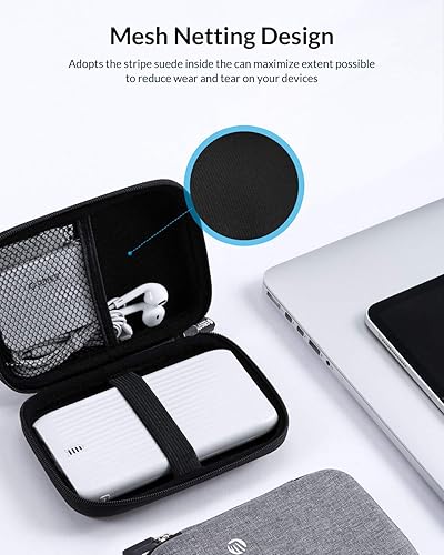 Miniatura 10 de ORICO Estuche para disco duro de 2.5 pulgadas, bolsa de transporte de almacenamiento externo, impermeable, a prueba de golpes, con tamaño interior