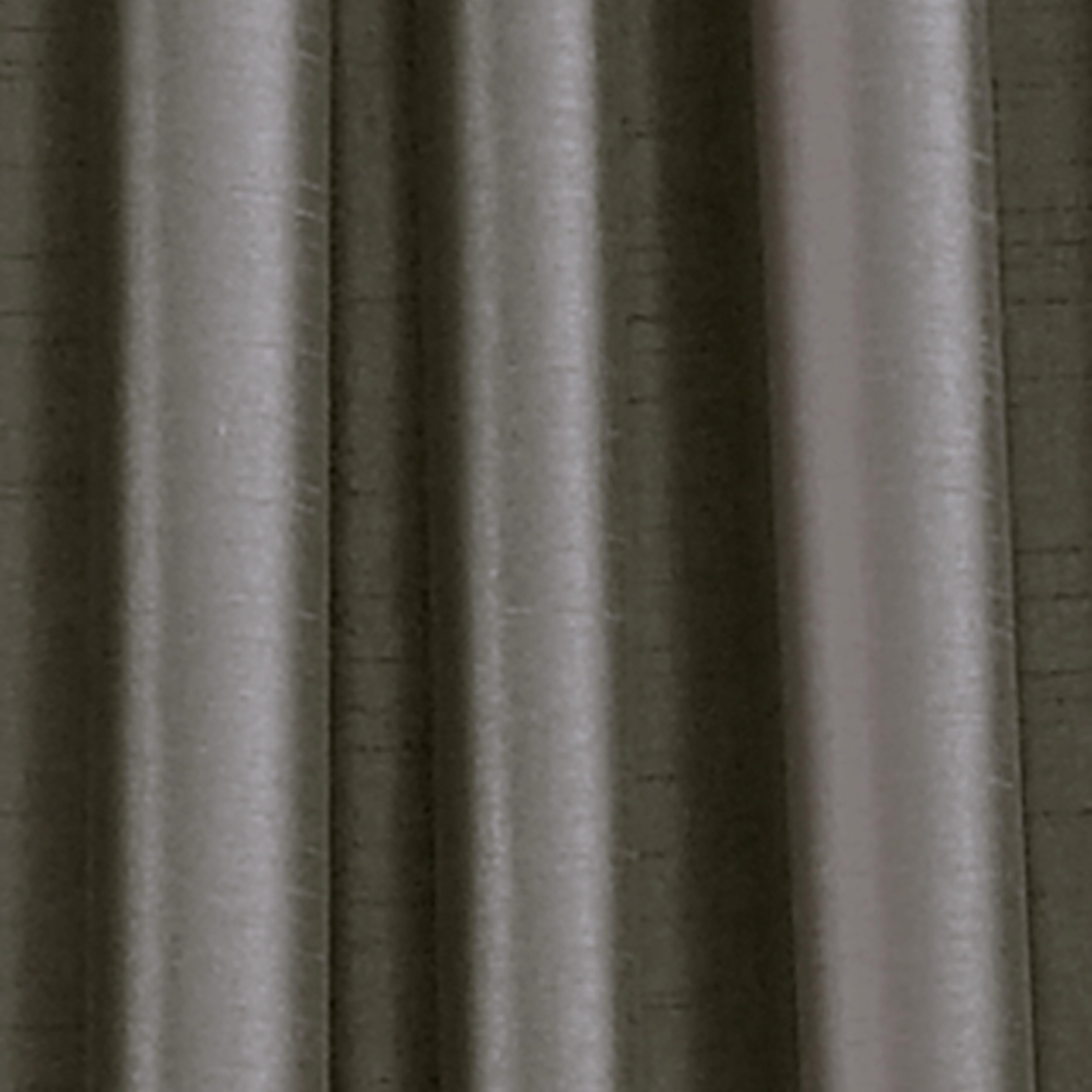 Curtainworks Marquee Imitation Soie Panneau de Rideau flamande, étain, 30 by 132"