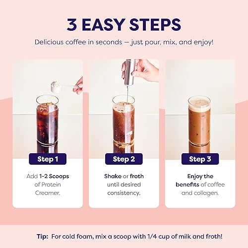 Miniatura 6 de Hazelnut Protein Coffee Creamer - Grass Fed Pasture Raised Collagen - Hair, Skin & Nail Support,Energy-Boosting MCTs, Keto Friendly, Lactose Free &