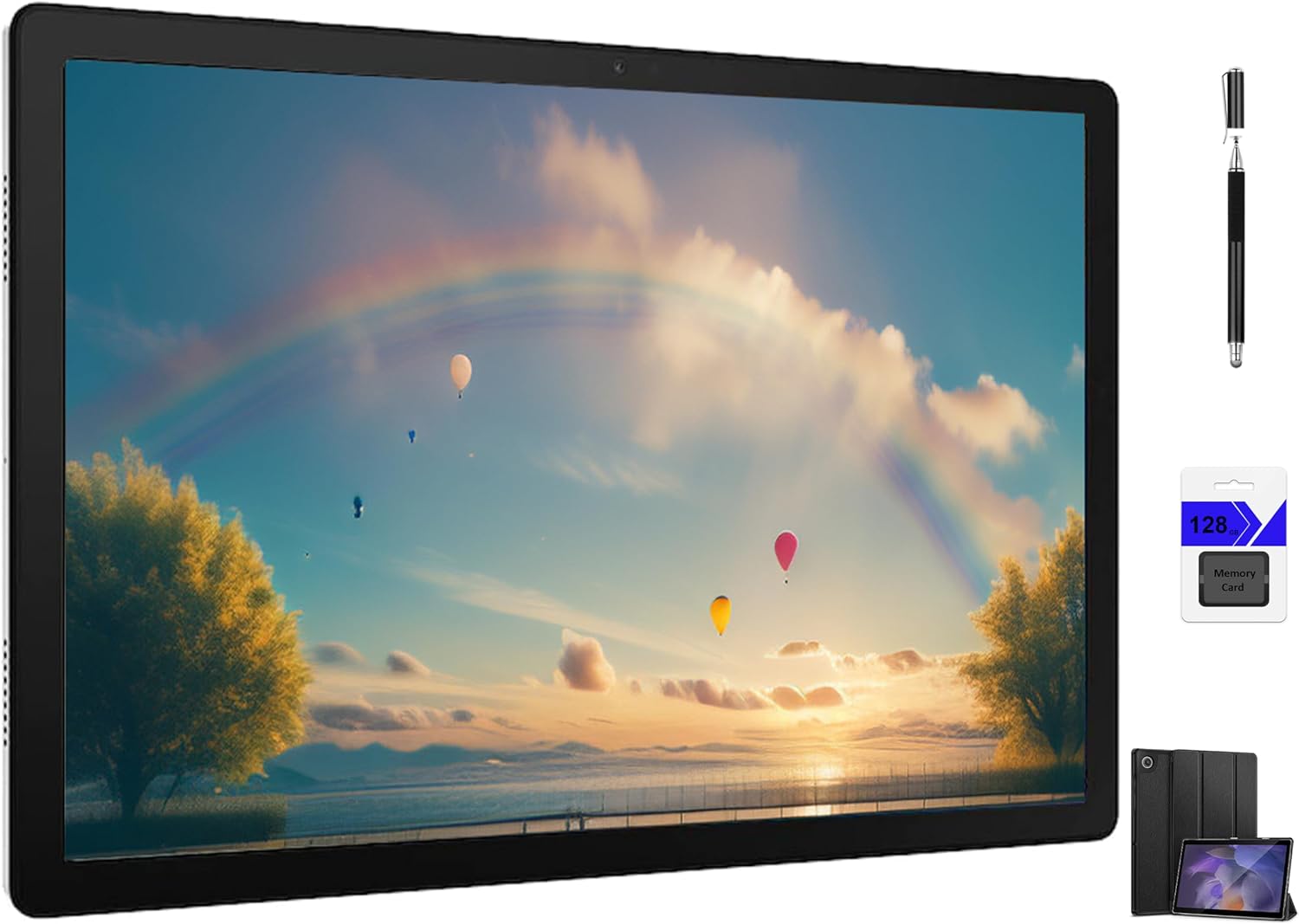Samsung Galaxy Tab A8 10.5 inch 64GB Wi-Fi Android Tablet, LCD Screen, Kids Content, Smart Switch, Expandable Memory, Long Lasting Battery, Fast Charging, Silver with Accessories
