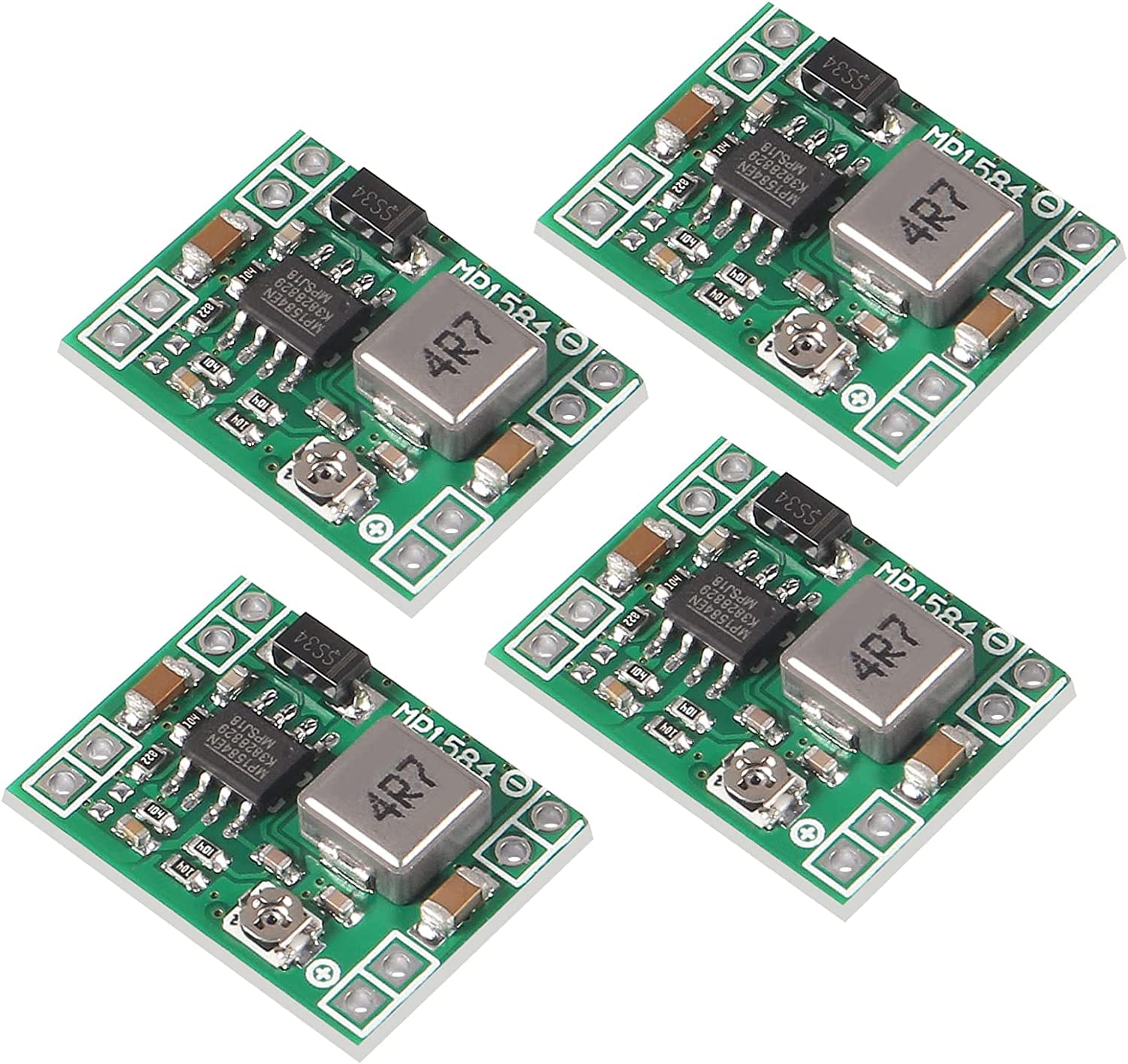 IDUINO 4Pcs Mini MP1584EN DC-DC Buck Converter Adjustable Power Supply Module 24V to 12V 9V 5V 3V MP1584EN 3A Adjustable Buck Converter (B0BPY9JXY8) Amazon Price History, Amazon Price Tracker
