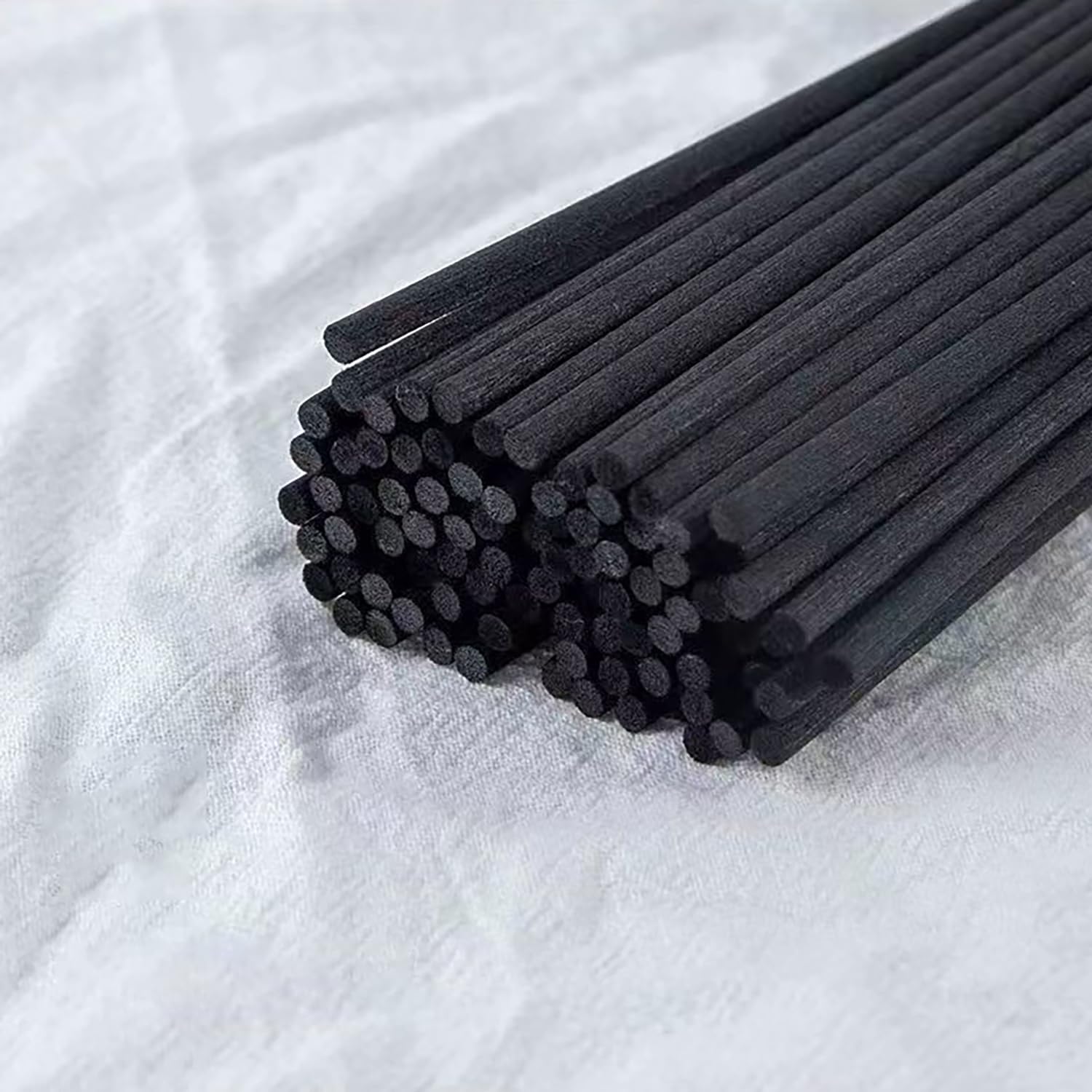 DaiUni Palos de Difusor Reed,Varillas Ambientador, Palos Difusores de Ratan Palos para Ambientador, Varillas Difusor de Aroma de Aceite Esencial,20 cm x 3 mm, 50 Piezas.