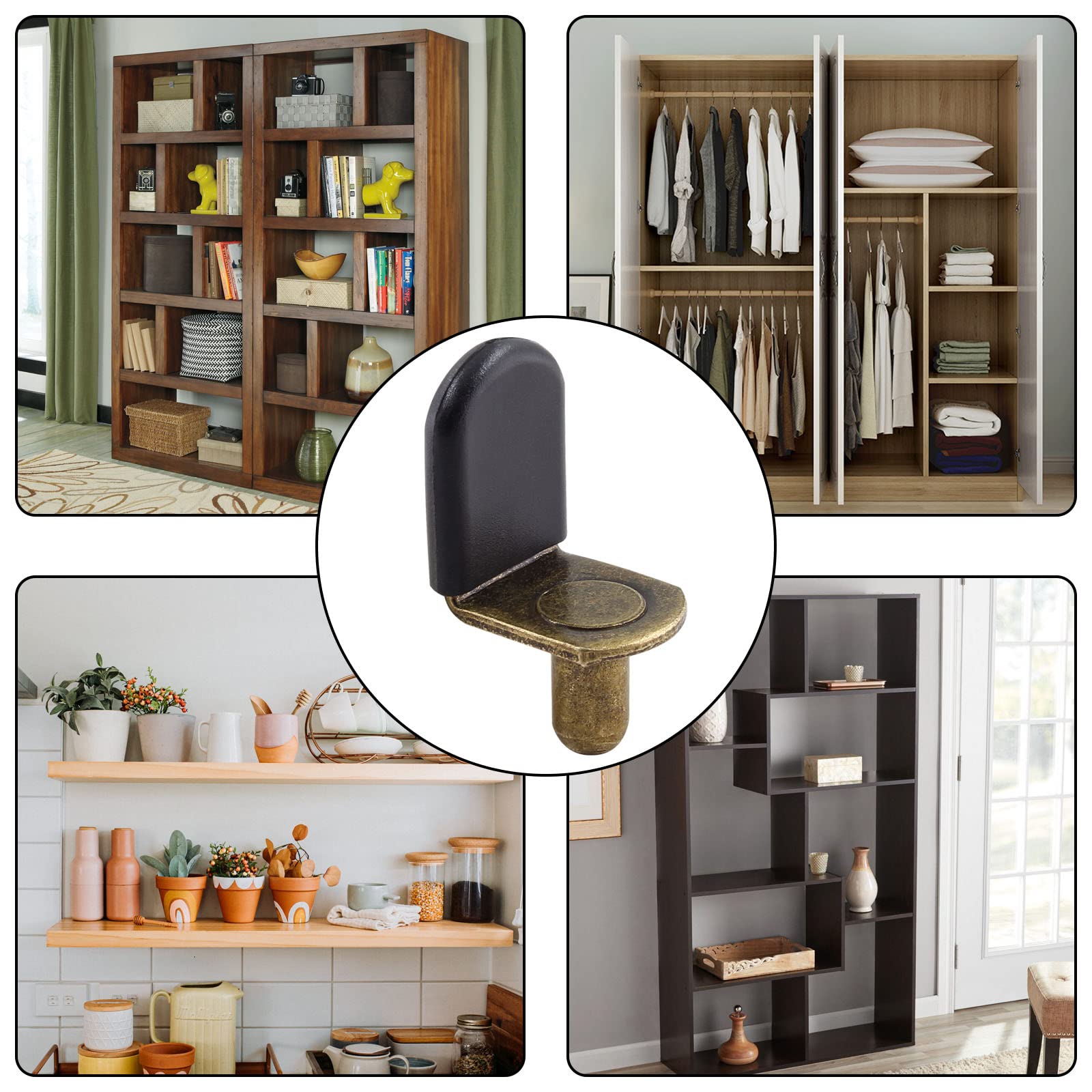 Bronze Shelf Pegs - Secure Your Shelves -7