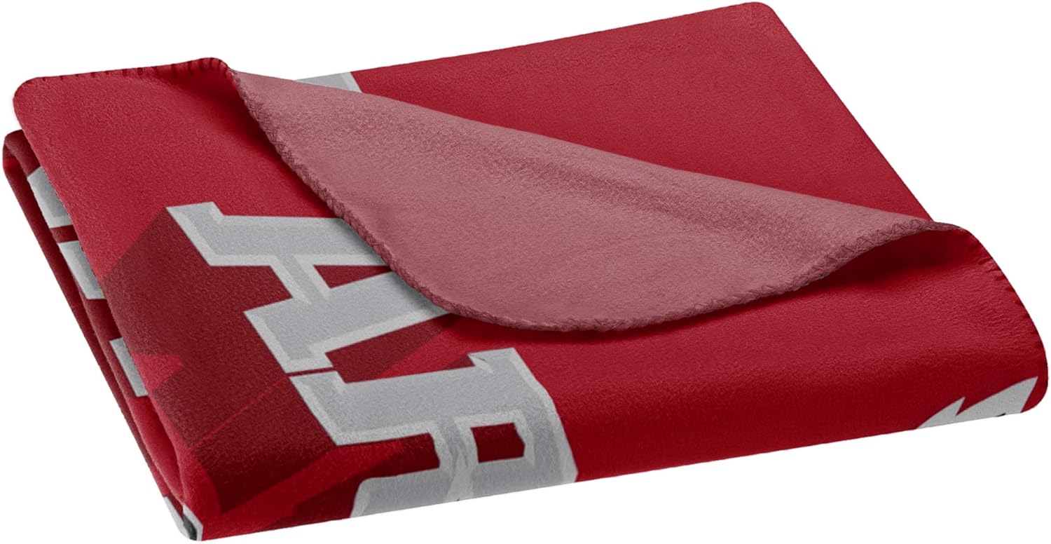 Northwest NFL Arizona Cardinals Gridiron Fleece Throw Blanket, Team Colors, 50" x 60" - Image 4