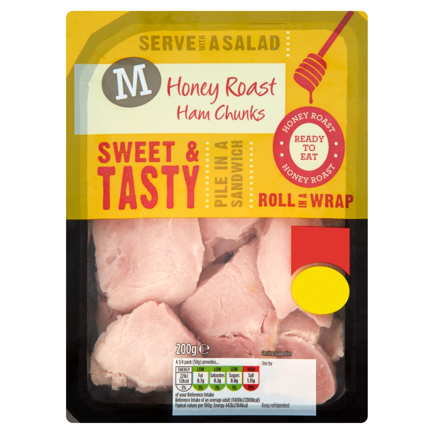 Morrisons Honey Roast Ham Slices, 200g