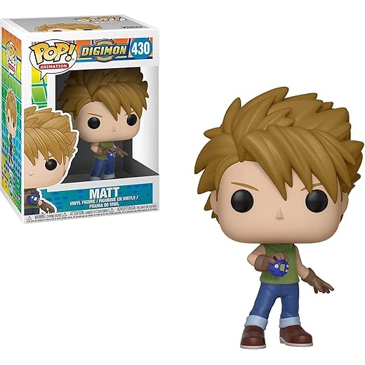 Sale Funko Pop Animation: Digimon - Matt Collectible Figure, Multicolor