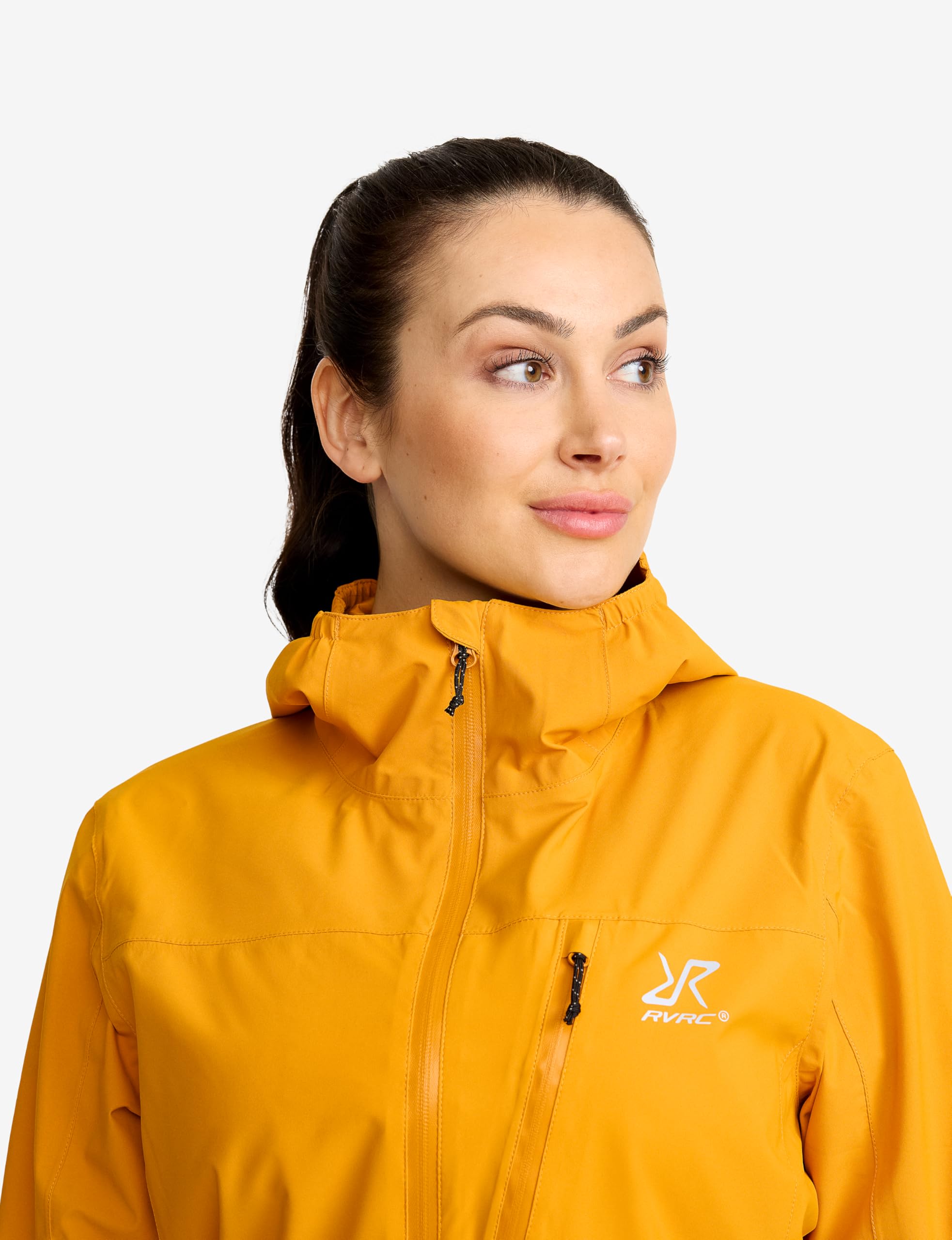 RevolutionRace Vector 2L Jacket para Mujer, Chaqueta Impermeable y Cortaviento para Senderismo