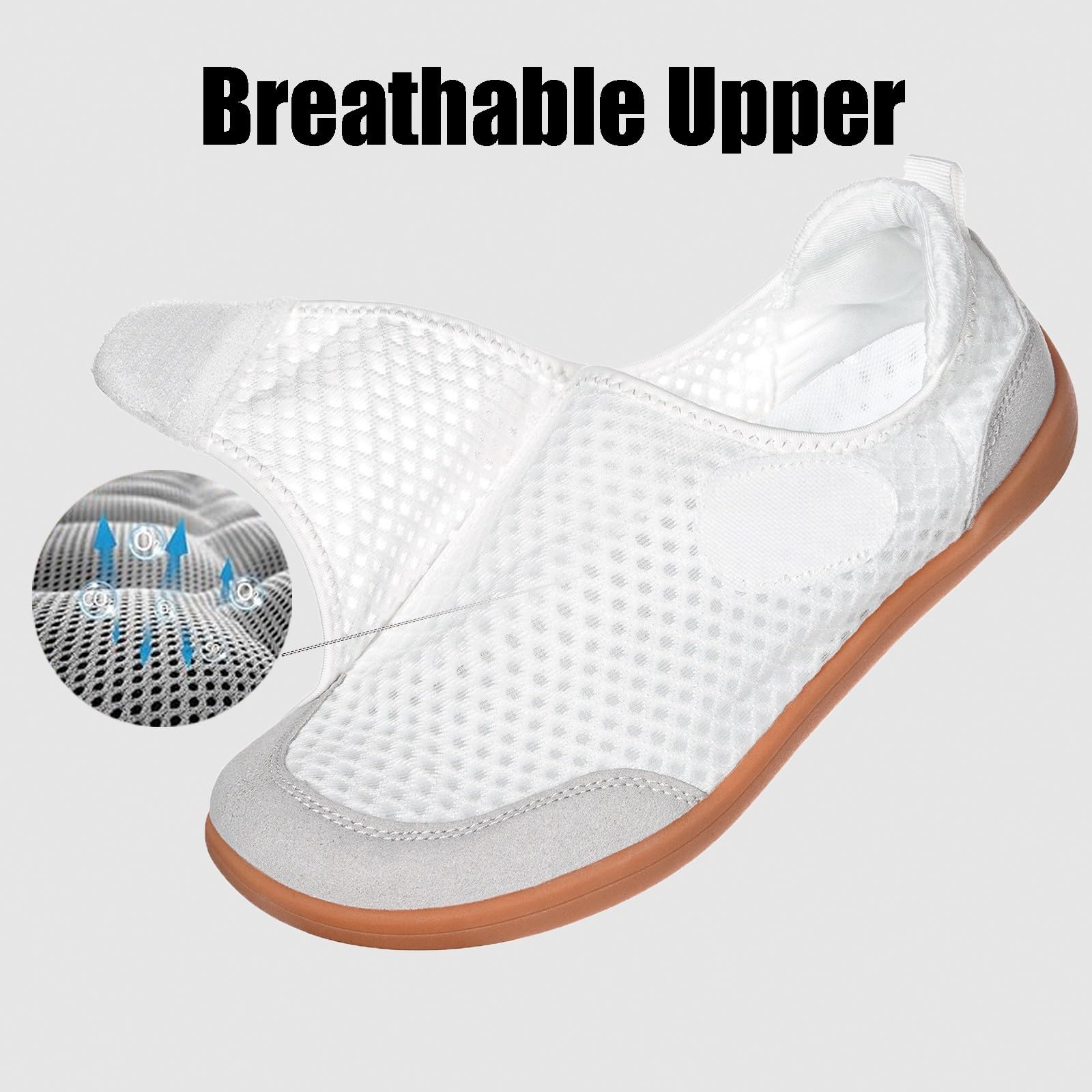 Zapatos Diabeticos para Mujer Hombre Extra Anchas Transpirables Ligero Antideslizante Ajustable Cómodo ortopédicos Zapatillas para Caminar Calzado Edema Artritis Ancianos Persona Mayor — view 7