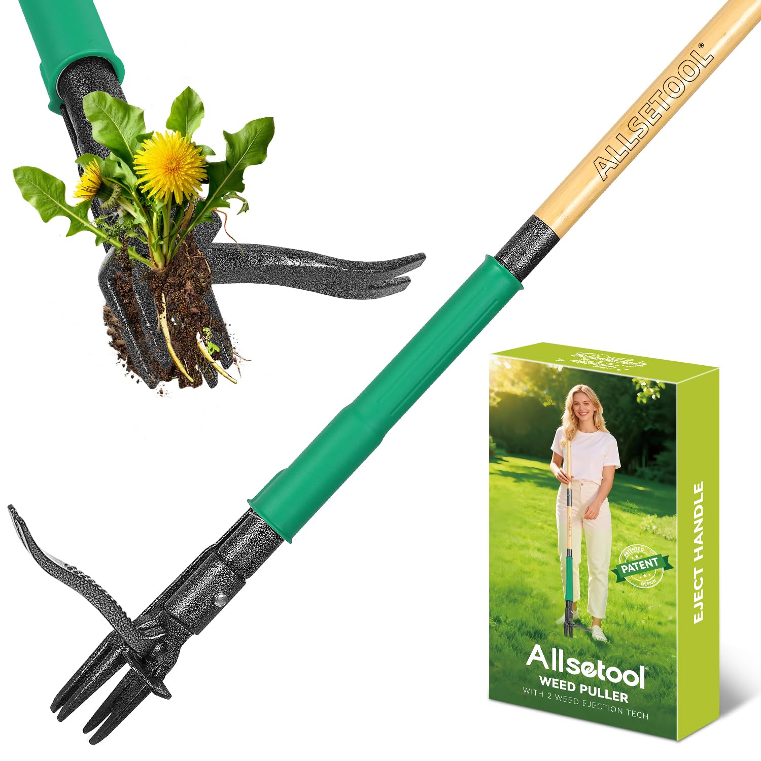 Allsetool Stand Up Weed Puller 43.7 inch