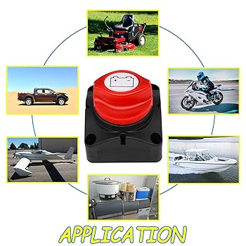 Car Battery Switches Max 12-32v Dc 300a Cont 450a Int Mini Car Battery Selector For Car Boat Motorcycle200a