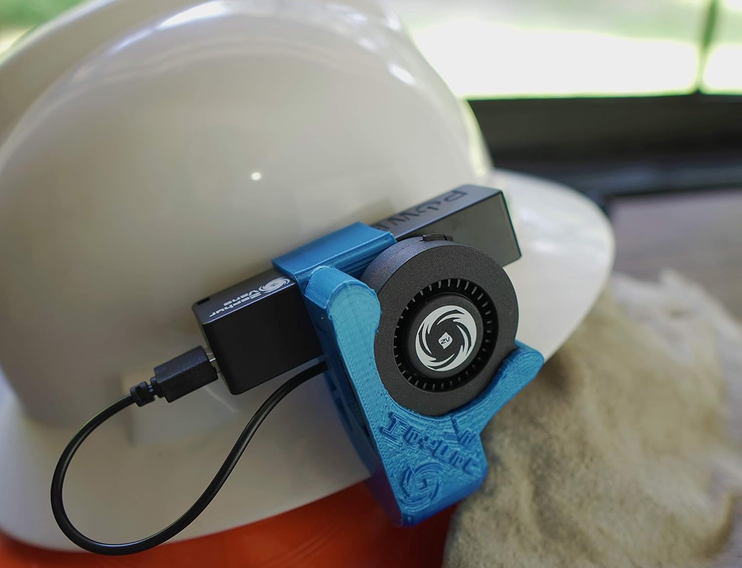 Rechargeable Hard Hat Fan Clip on Cooling Fan HatFan V2