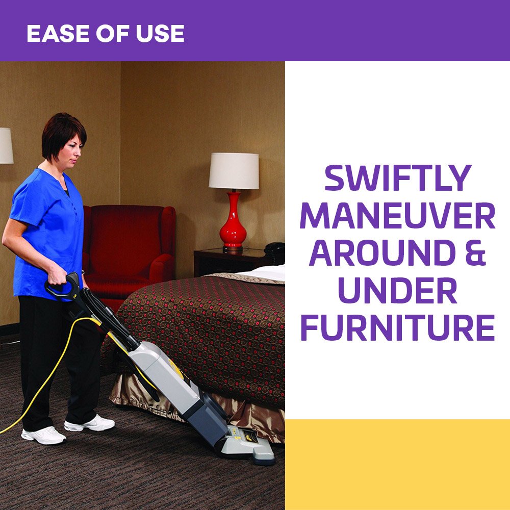 ProTeam ProForce 1200XP Bagged Upright Vacuum Cleaner with HEPA Media