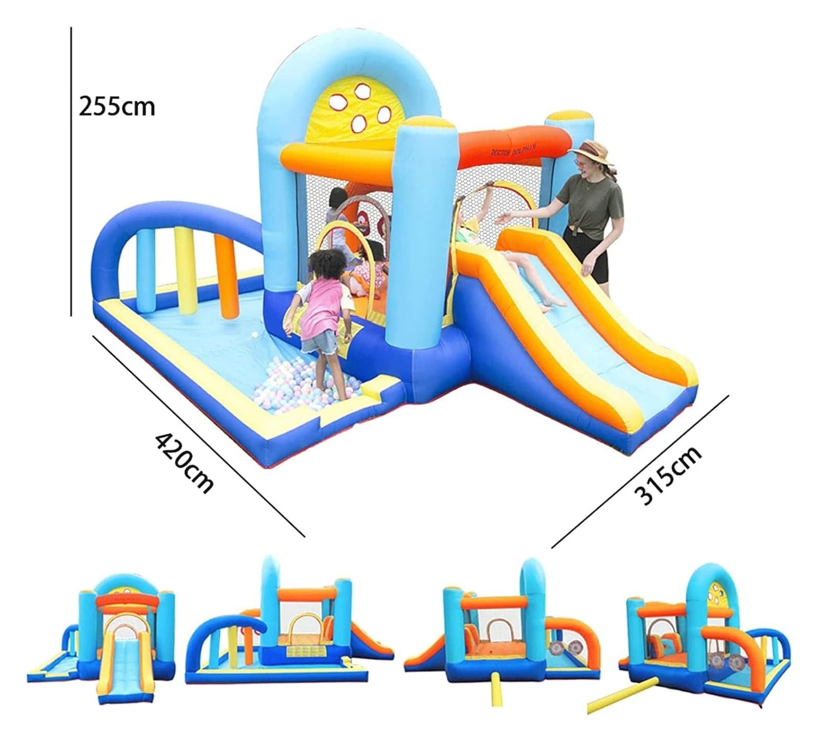 Castillo Hinchable, Castillo Inflable de la Valla Seguridad casa Despedida