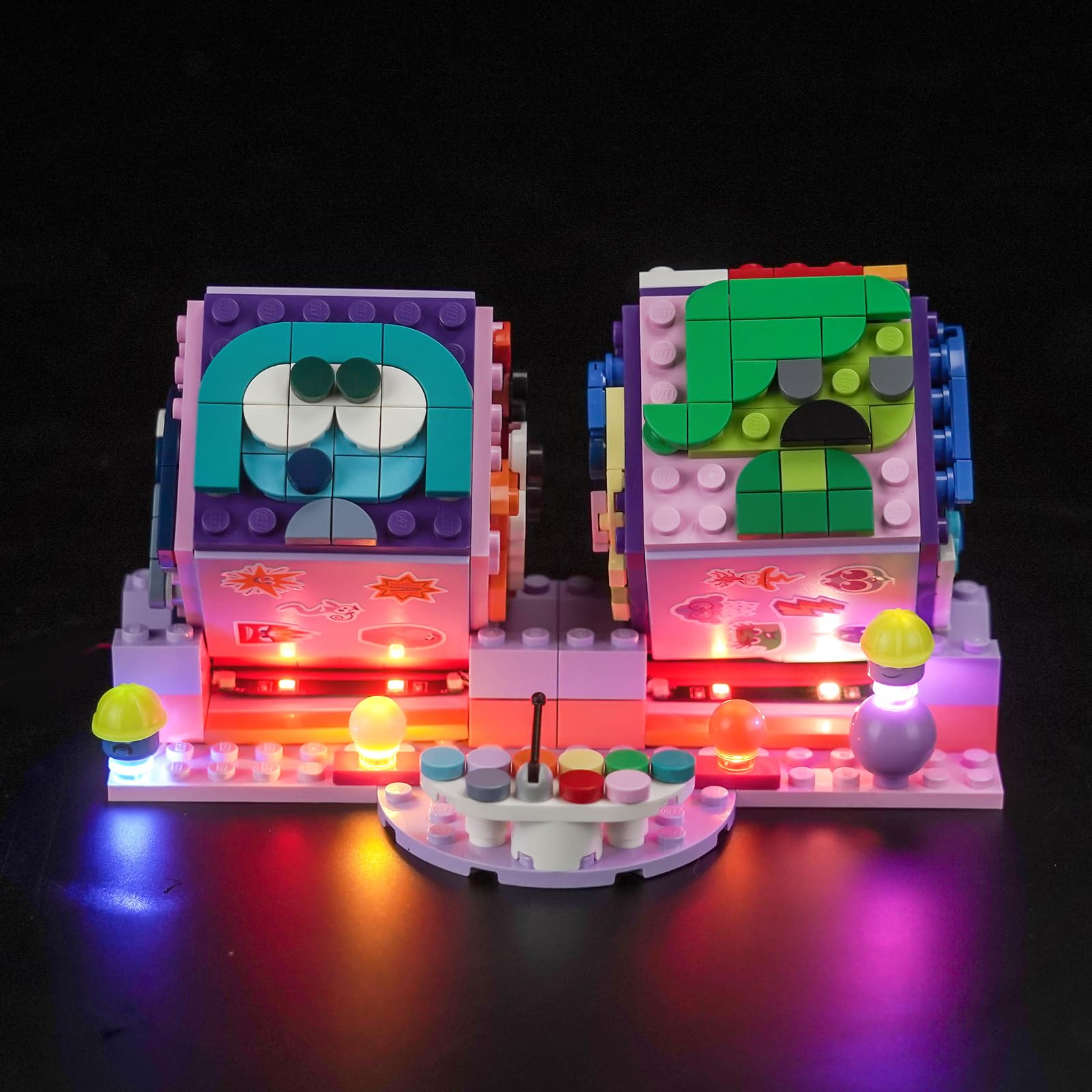 Kit de iluminación LED decorativo para Lego Disney 43248 Inside Out 2 Mood cubos de ambiente de Pixar (modelo Lego no incluido), juguetes creativos - 2