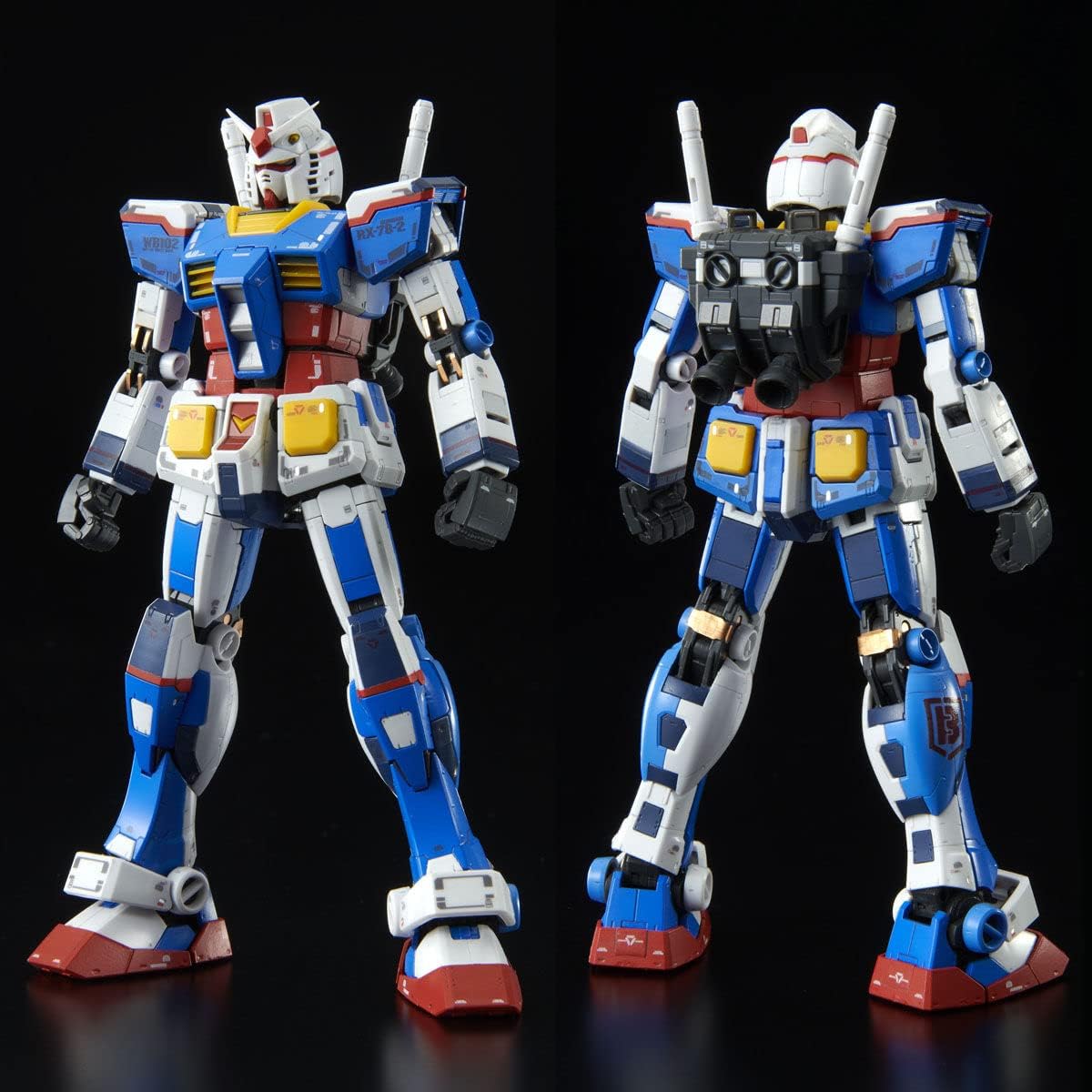 Bandai RX-78-2 Gundam (Team Bright Custom) RG 1/144 Scale Model Kit